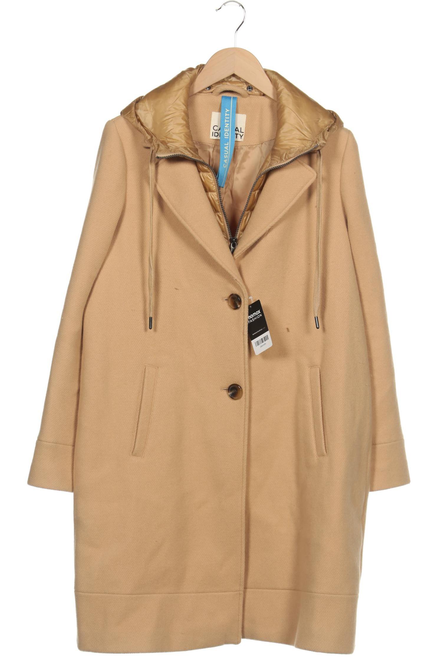 

Comma Damen Mantel, beige, Gr. 38