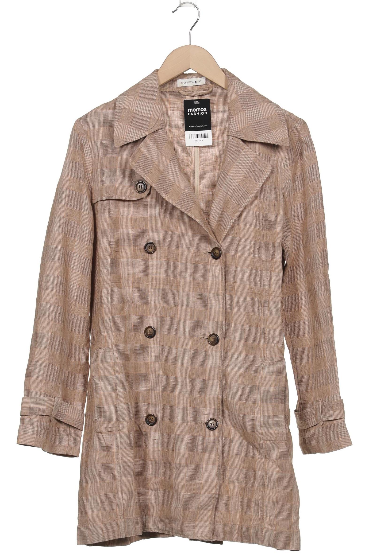 

Comma Damen Mantel, beige, Gr. 40