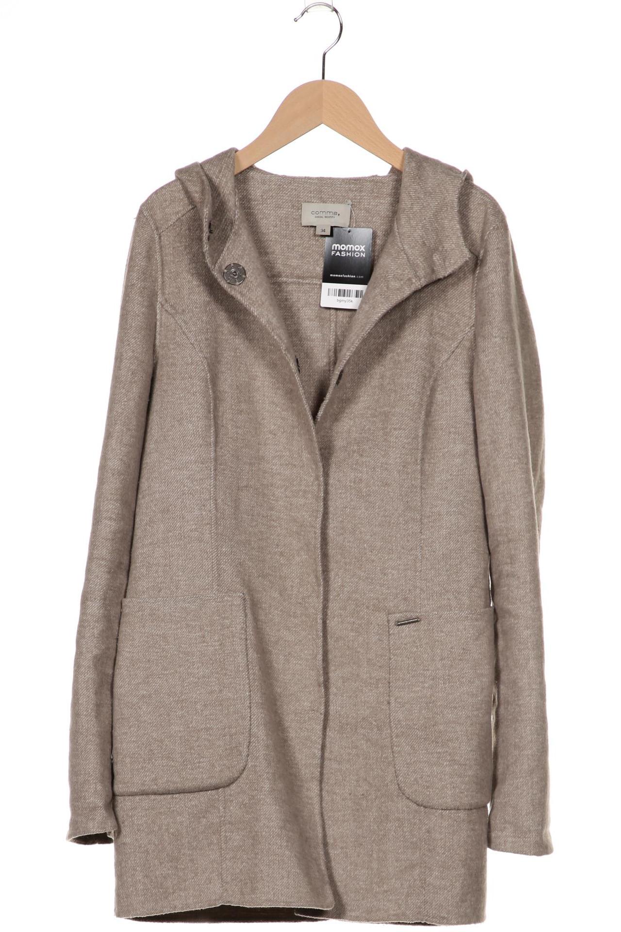 

Comma Damen Mantel, beige, Gr. 34