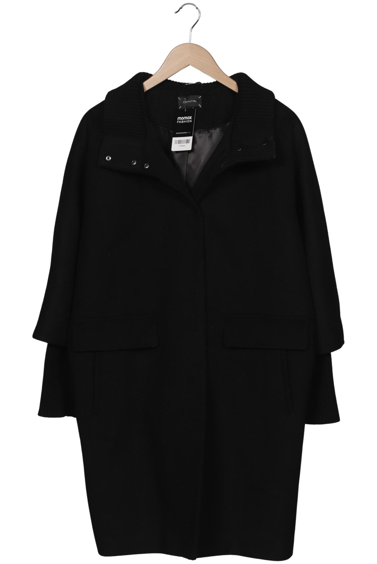 

Comma Damen Mantel, schwarz, Gr. 42