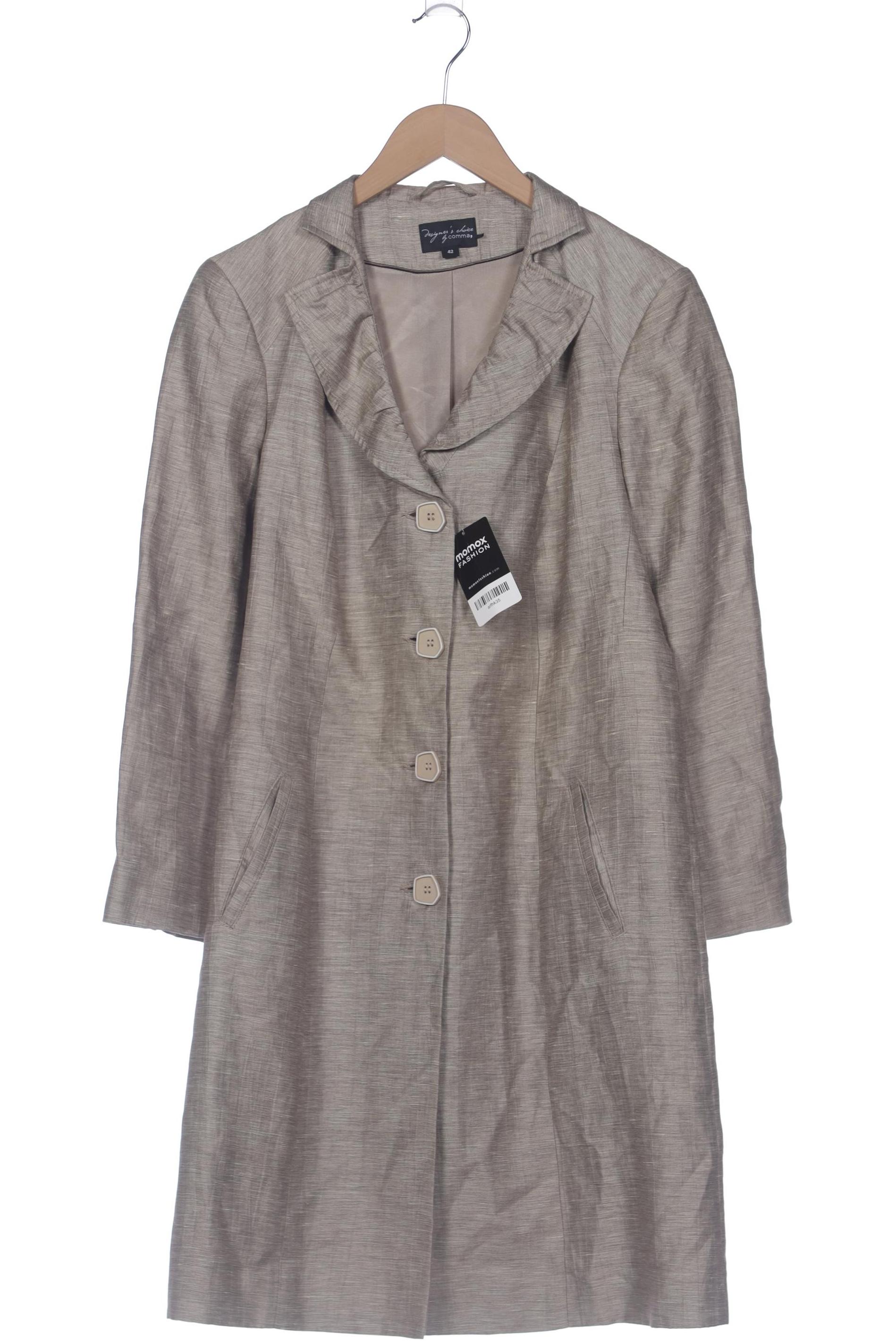 

Comma Damen Mantel, beige, Gr. 42