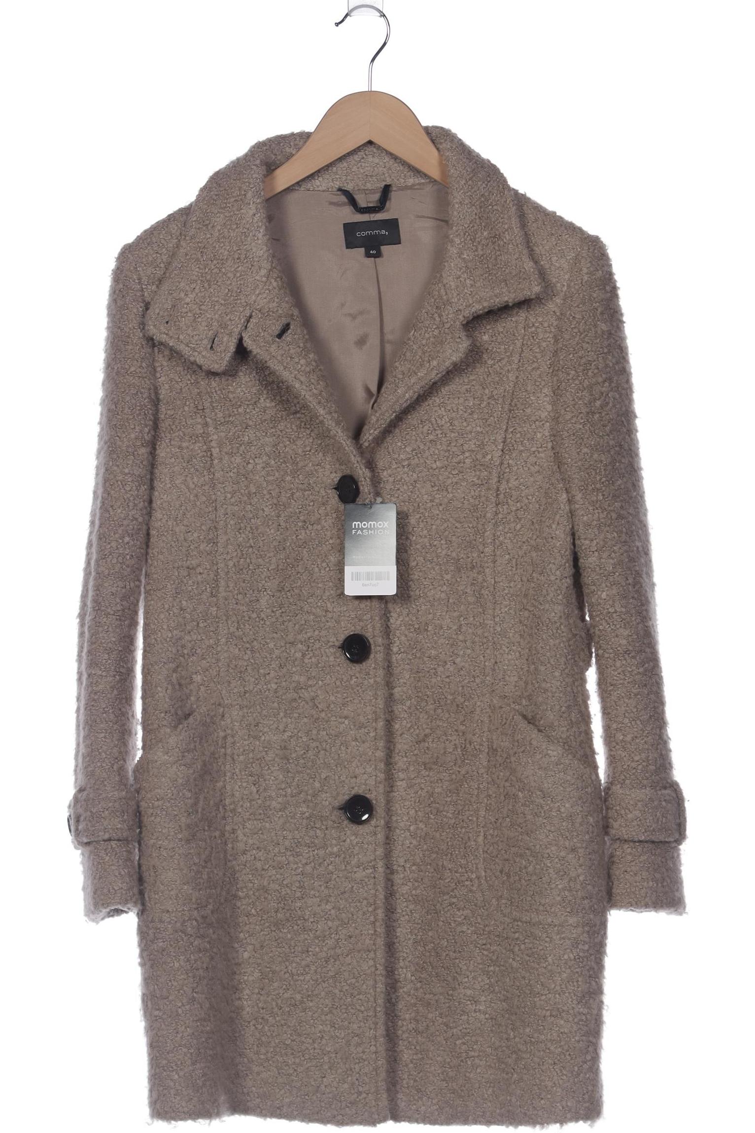 

Comma Damen Mantel, beige, Gr. 40