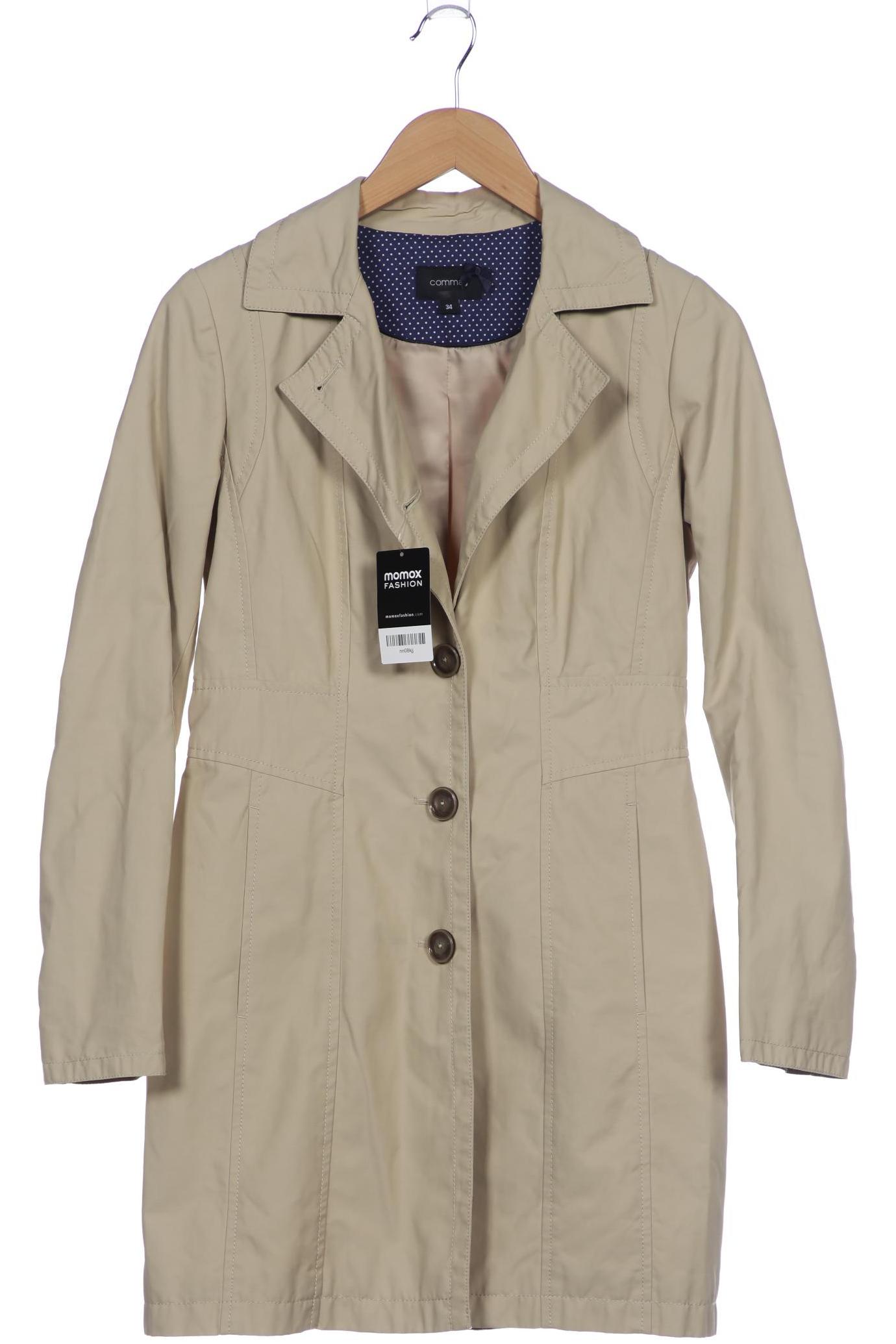 

Comma Damen Mantel, beige, Gr. 34