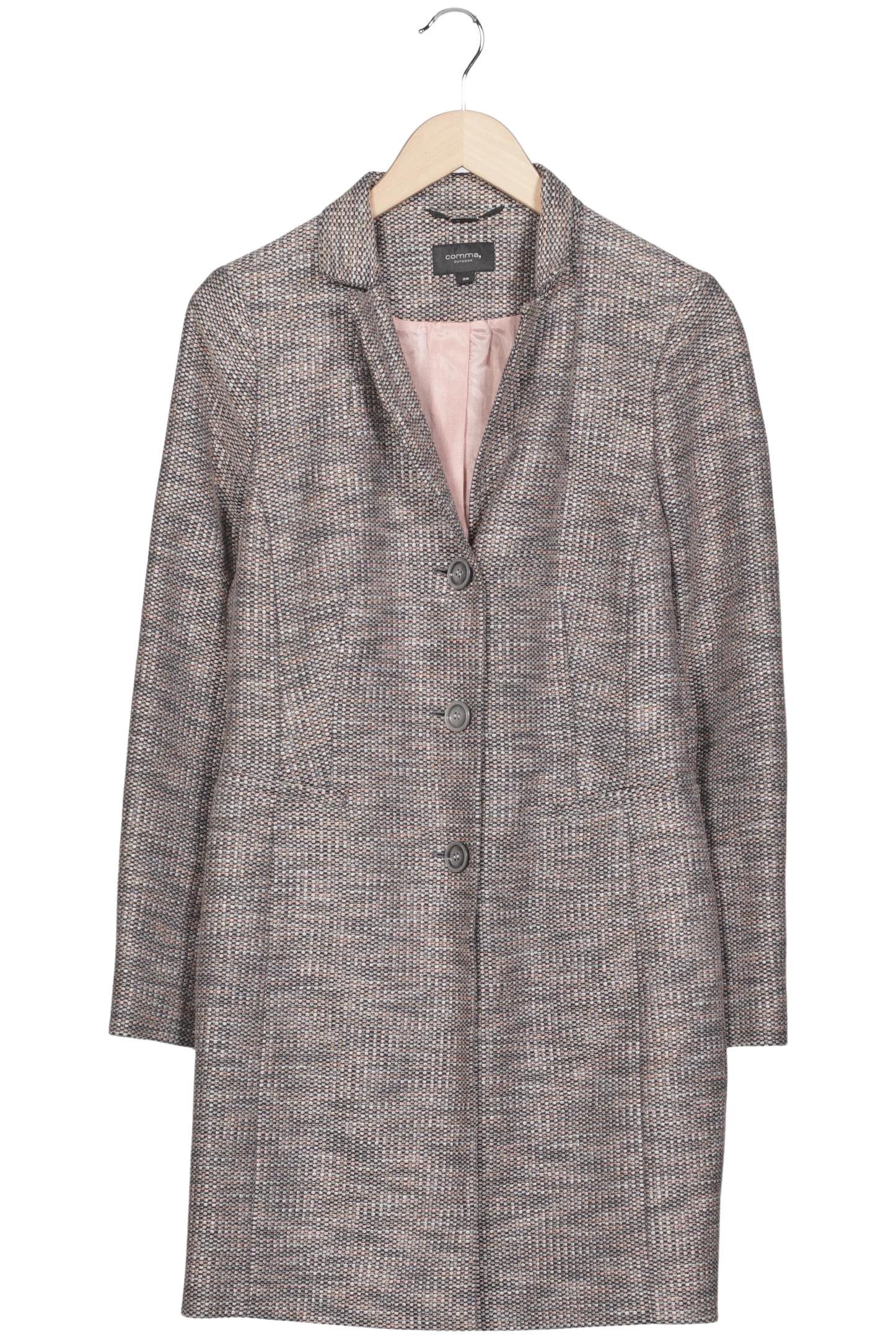 

Comma Damen Mantel, grau, Gr. 36