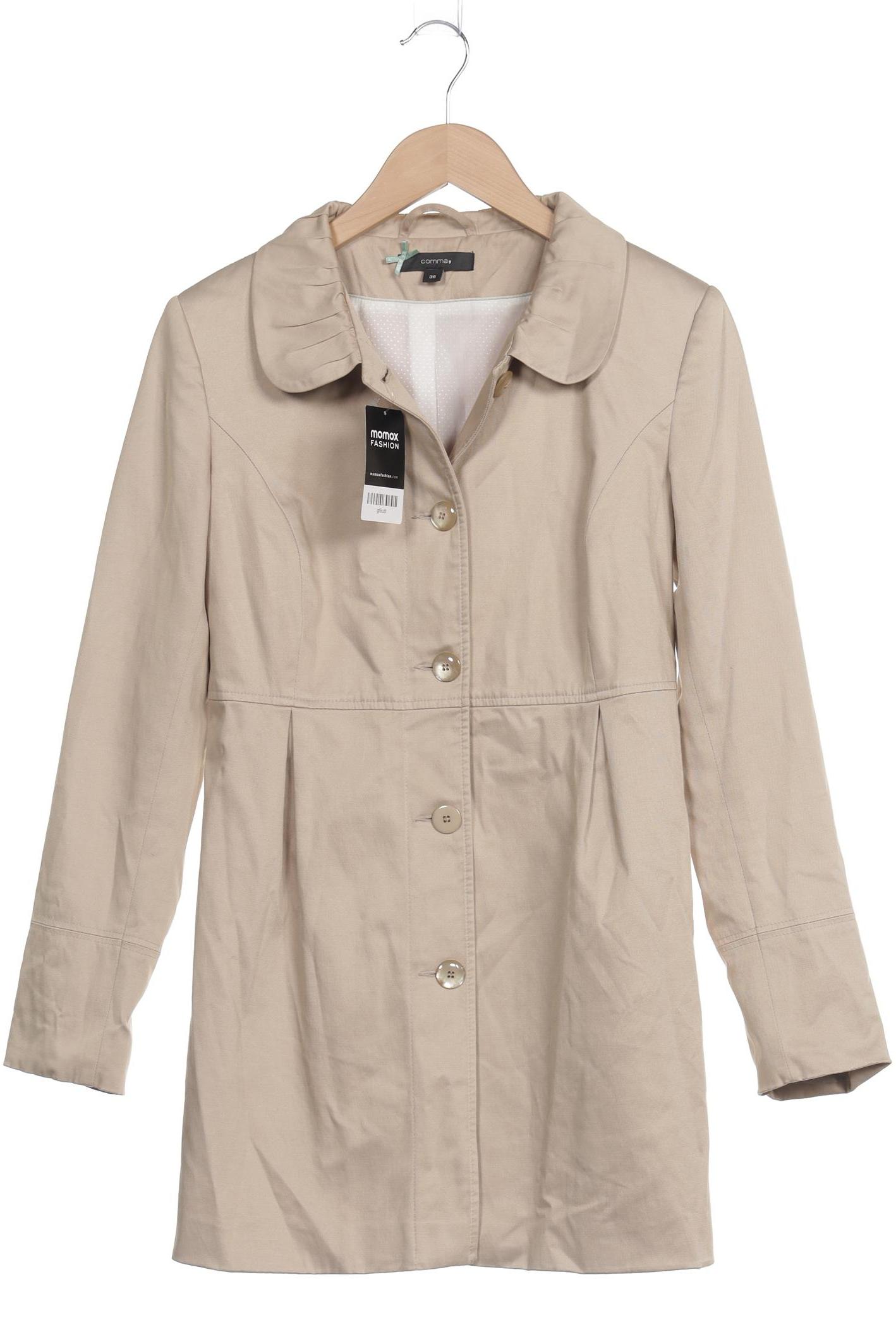 

Comma Damen Mantel, beige, Gr. 36