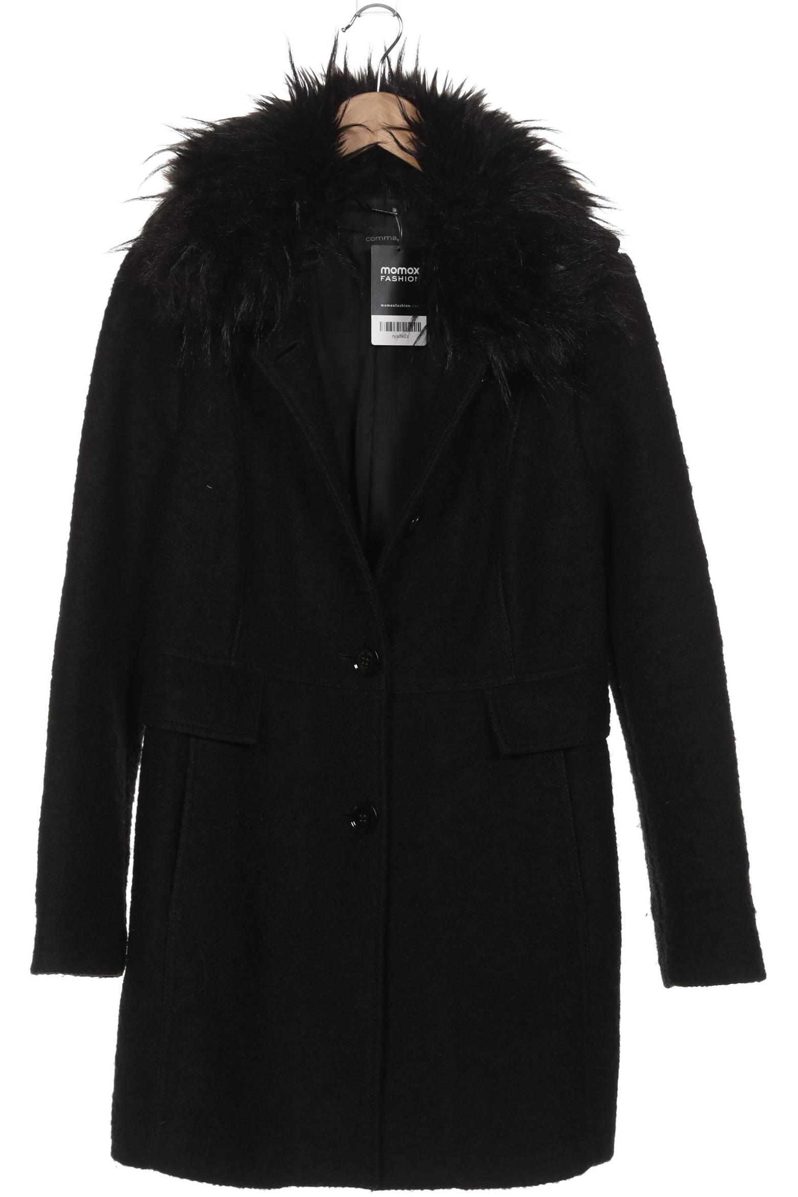 

Comma Damen Mantel, schwarz, Gr. 38