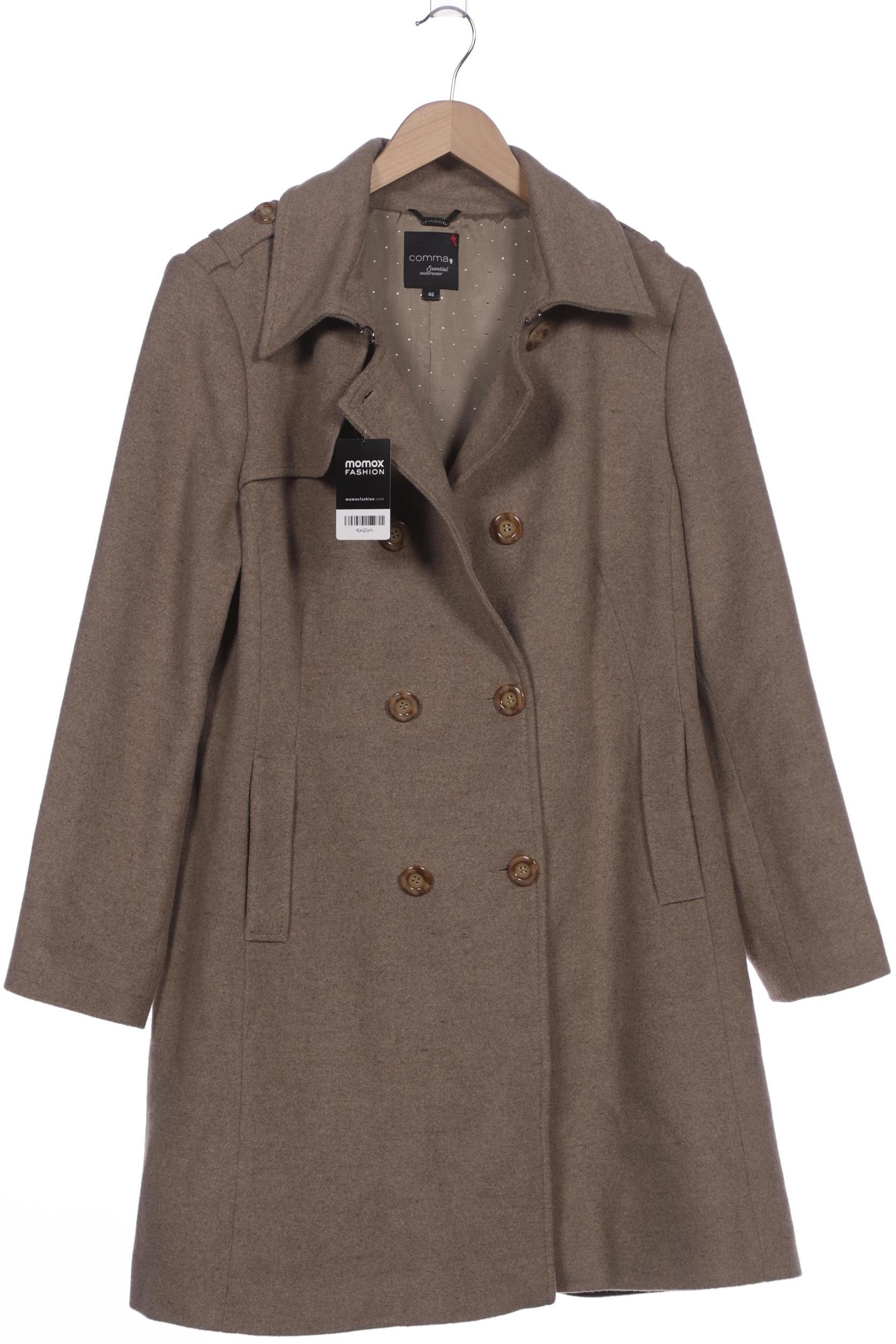 

Comma Damen Mantel, beige, Gr. 46