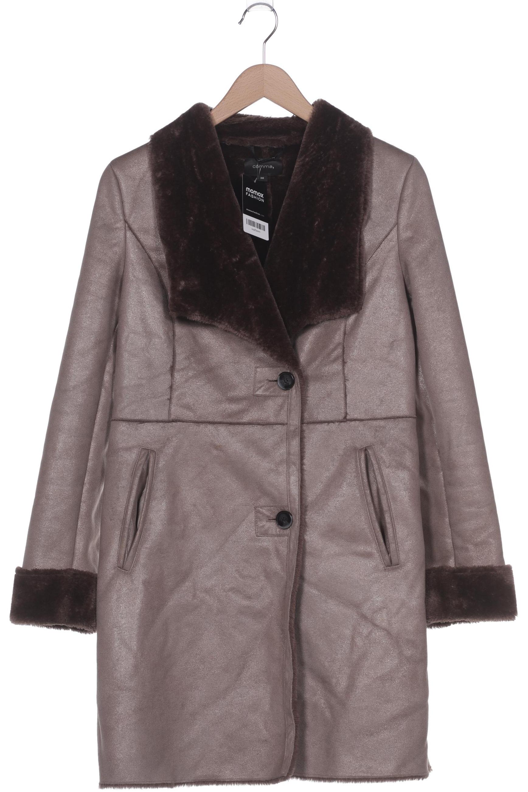 

Comma Damen Mantel, beige, Gr. 36