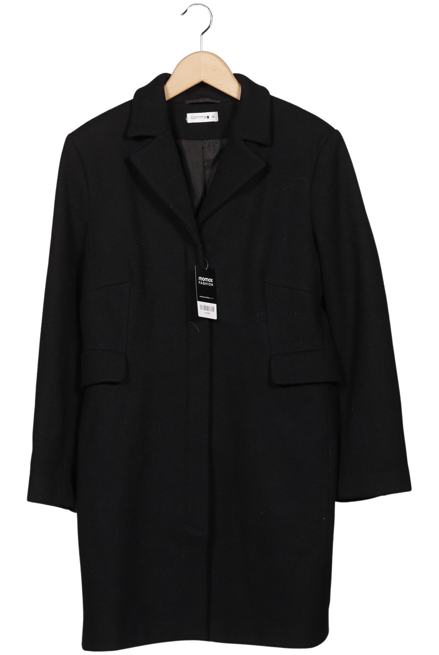 

Comma Damen Mantel, schwarz, Gr. 38