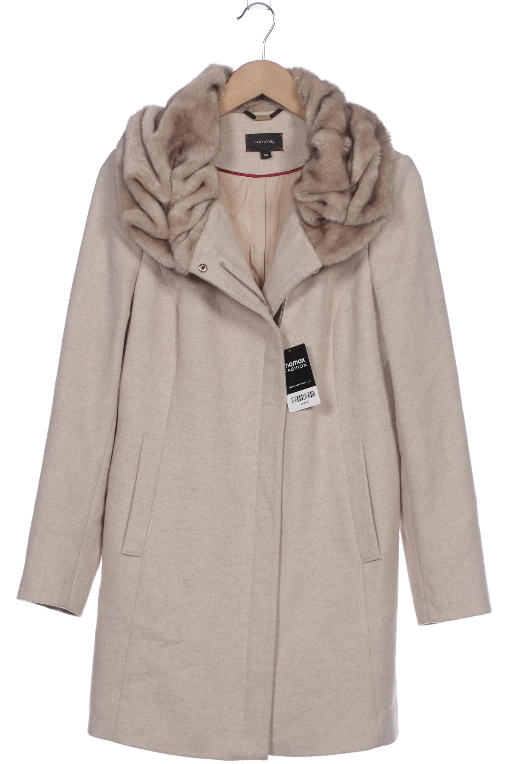 

Comma Damen Mantel, beige, Gr. 36