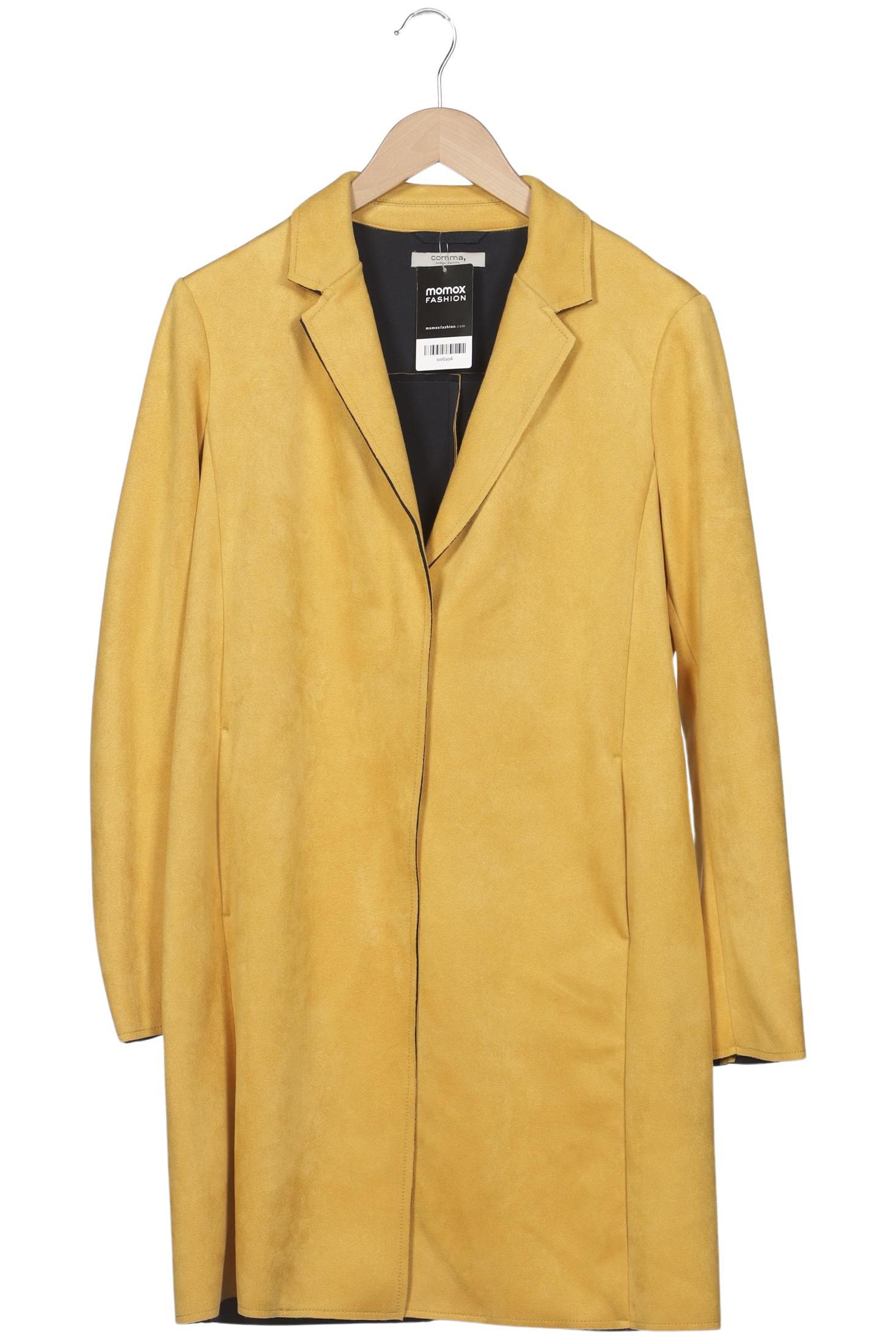 

Comma Damen Mantel, gelb, Gr. 40
