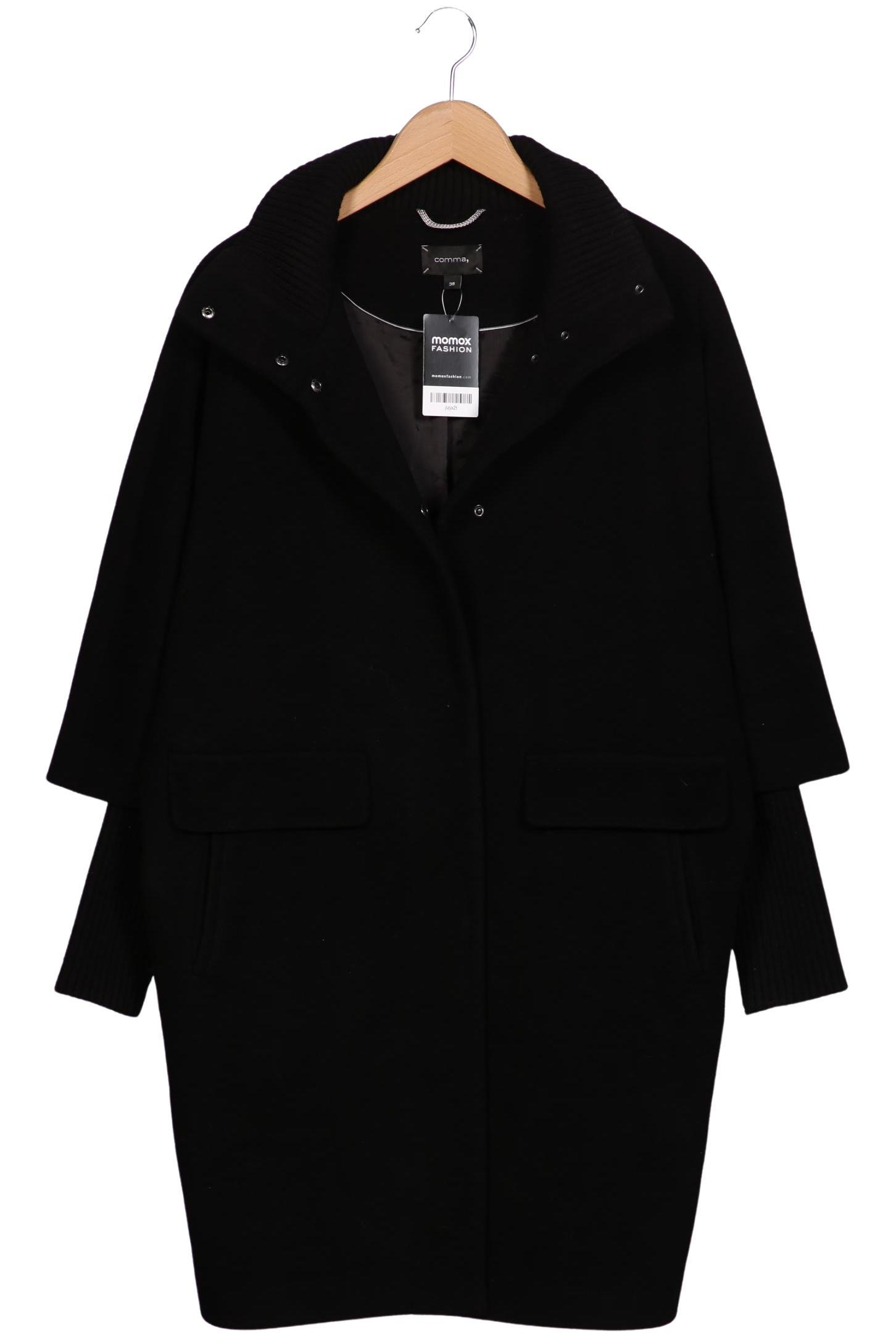 

Comma Damen Mantel, schwarz, Gr. 38