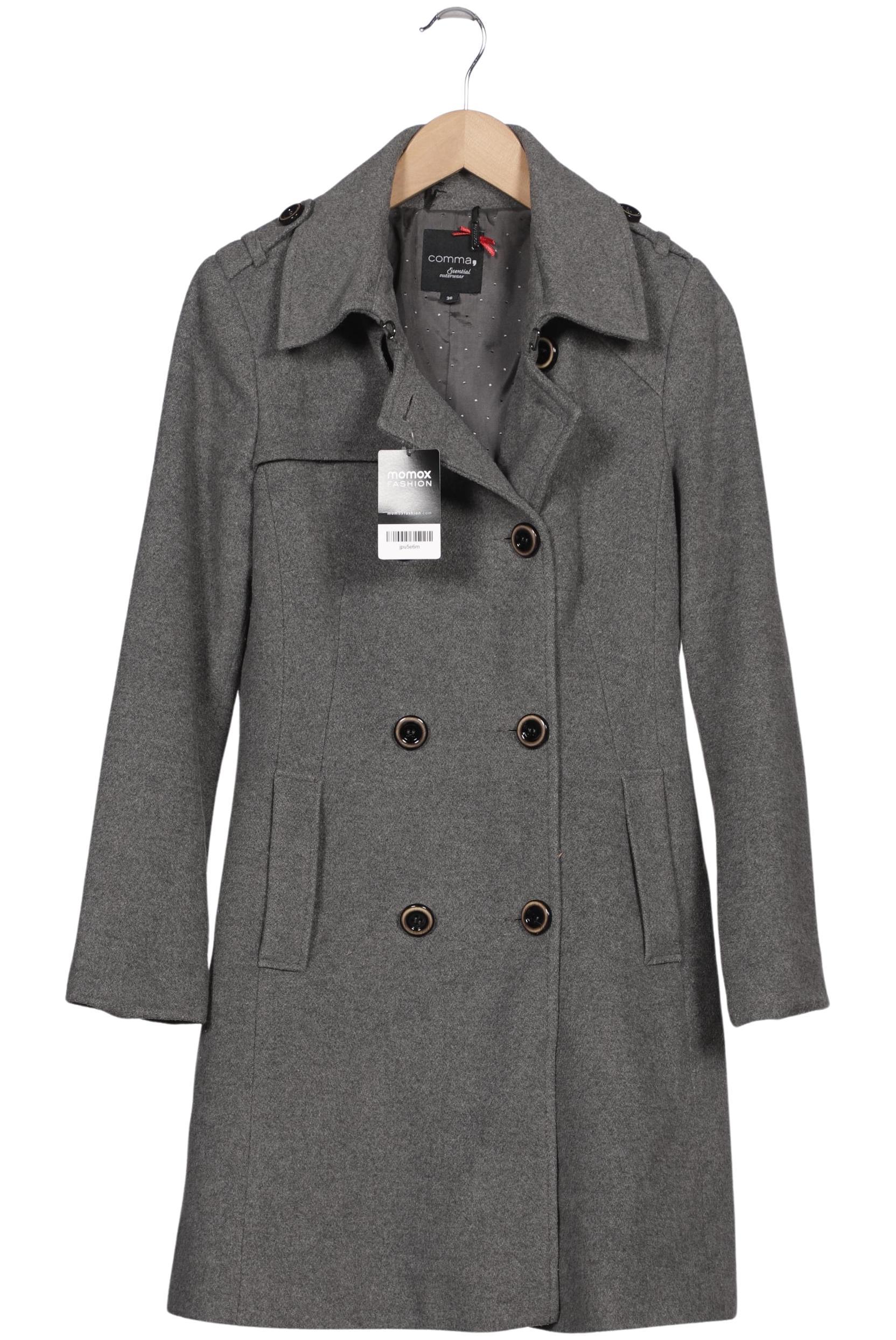 

Comma Damen Mantel, grau, Gr. 36