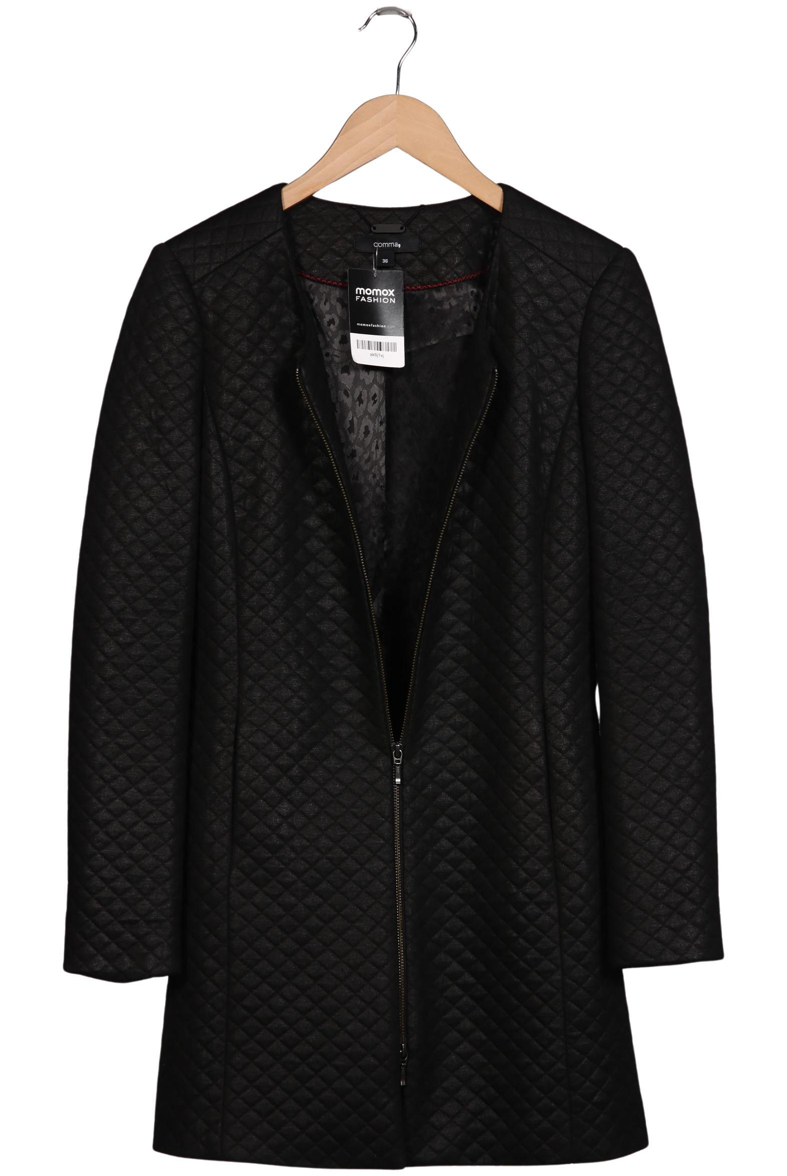 

Comma Damen Mantel, schwarz, Gr. 36