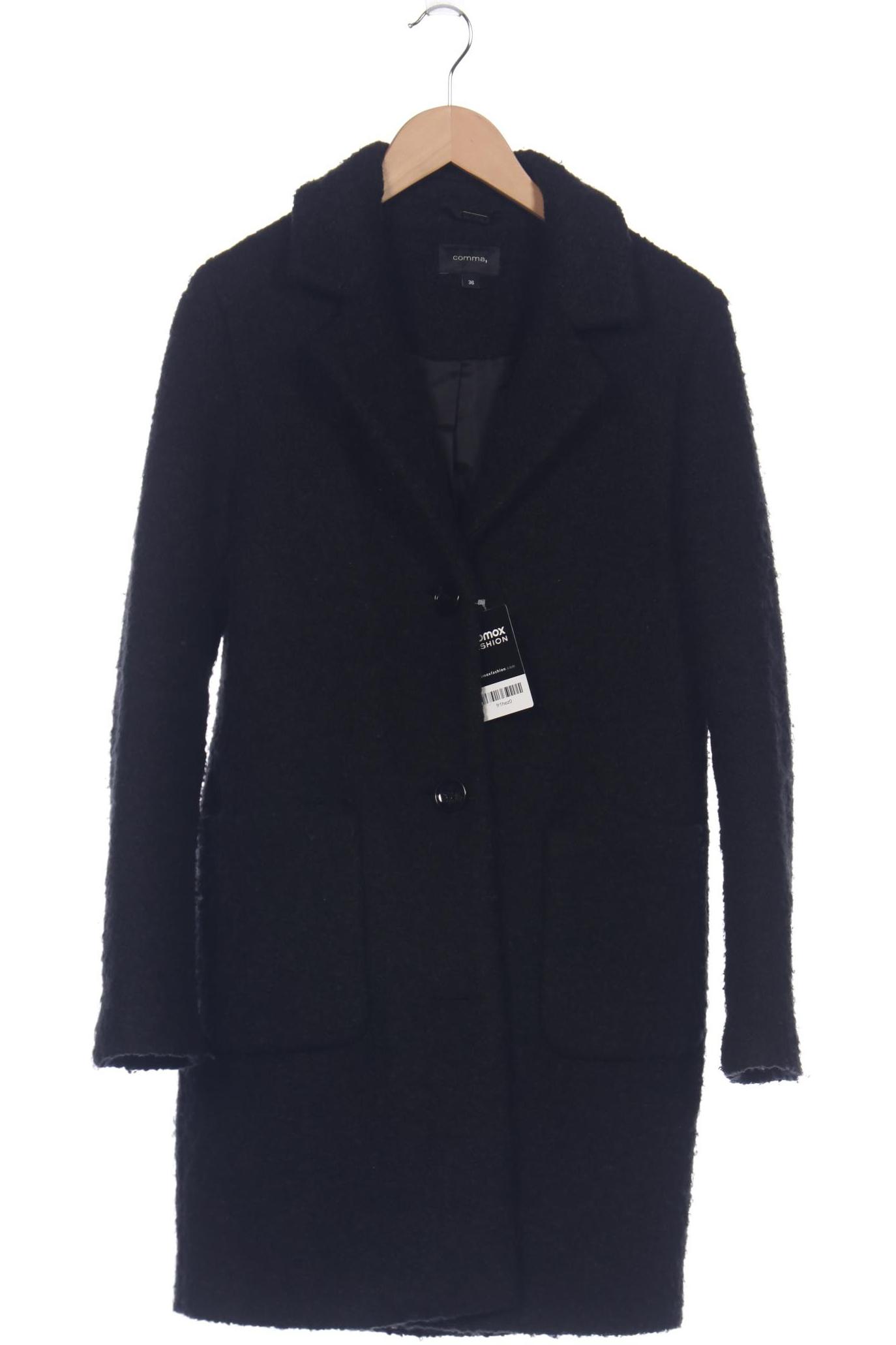 

Comma Damen Mantel, schwarz, Gr. 36