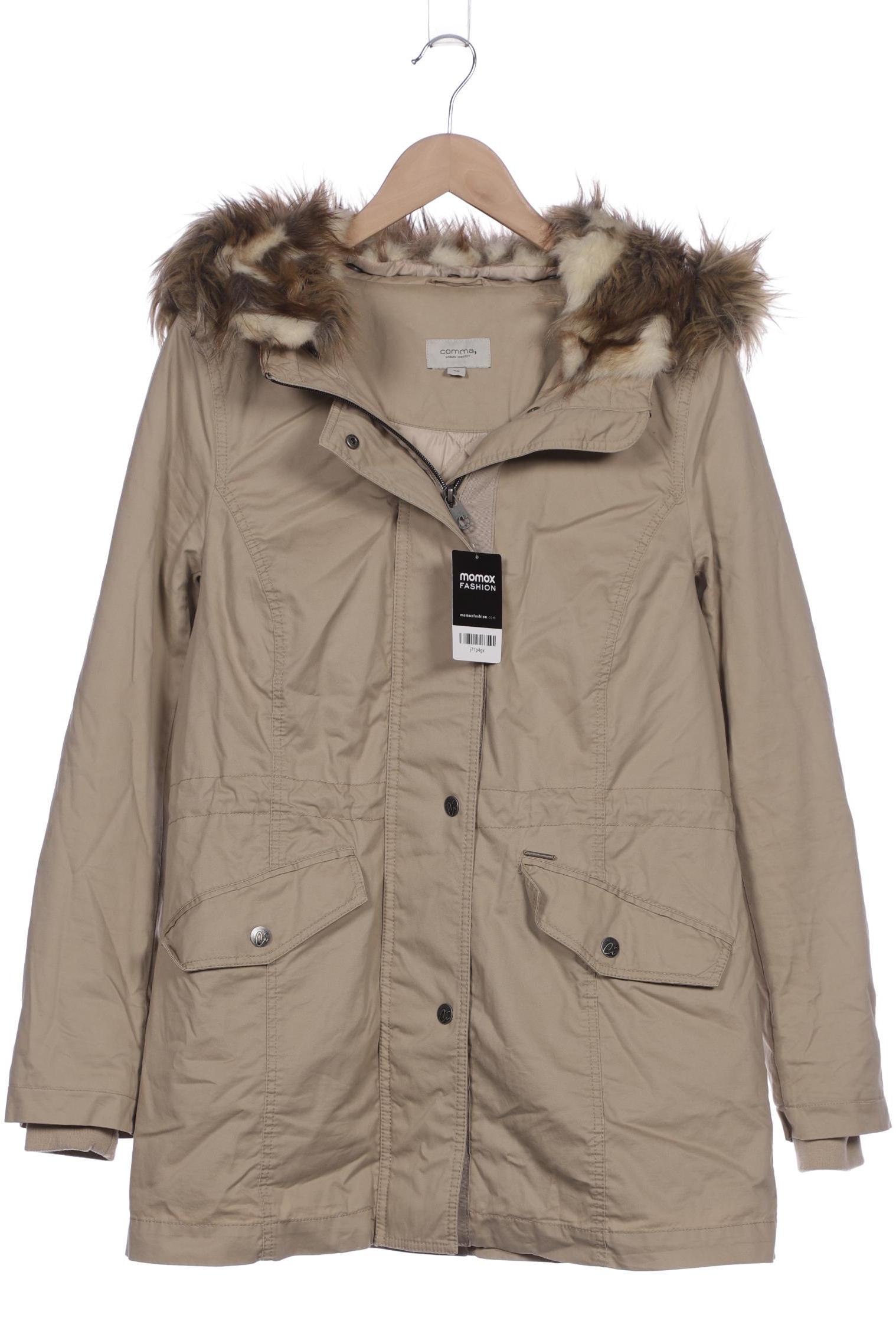 

Comma Damen Mantel, beige, Gr. 40