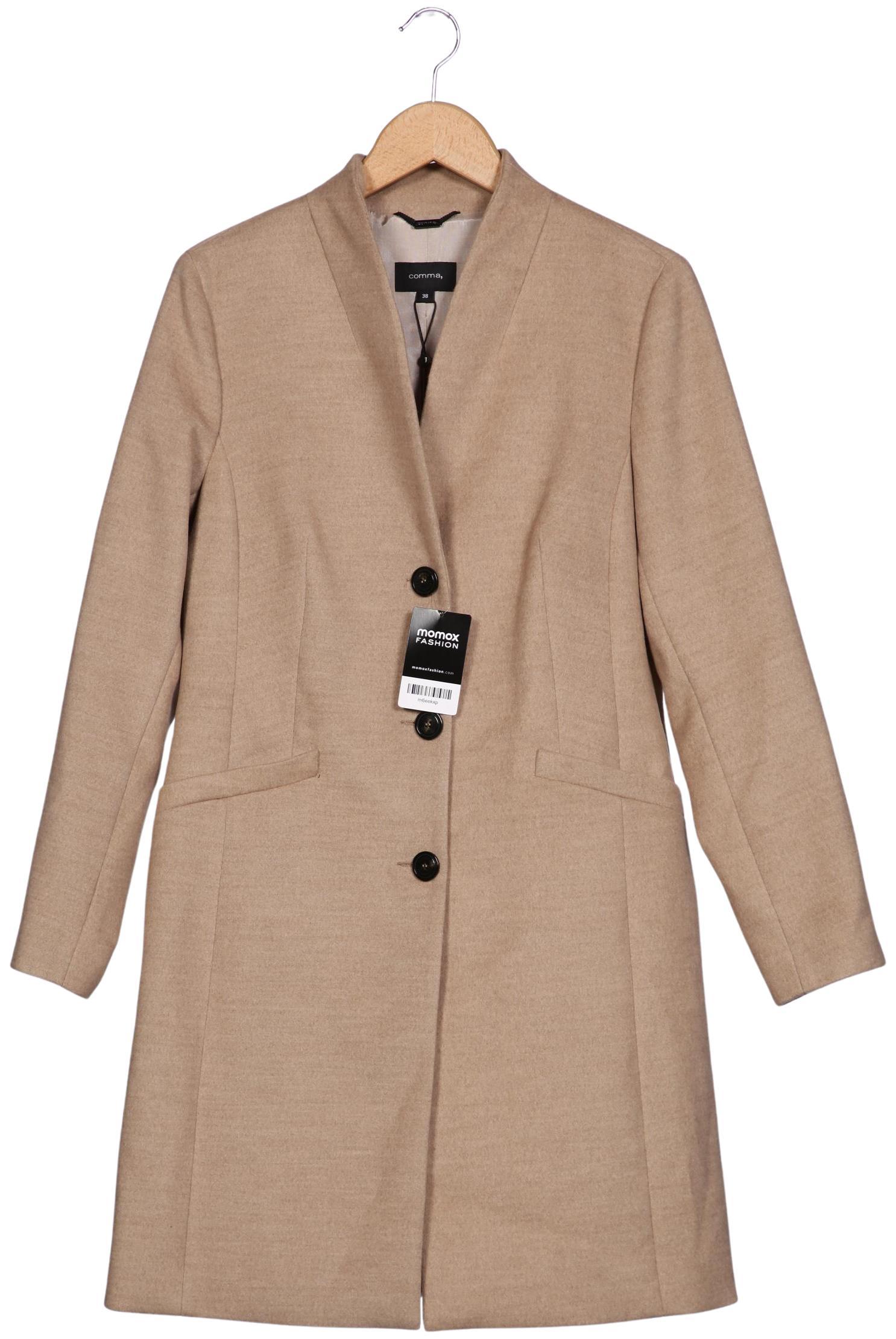 

Comma Damen Mantel, beige, Gr. 38
