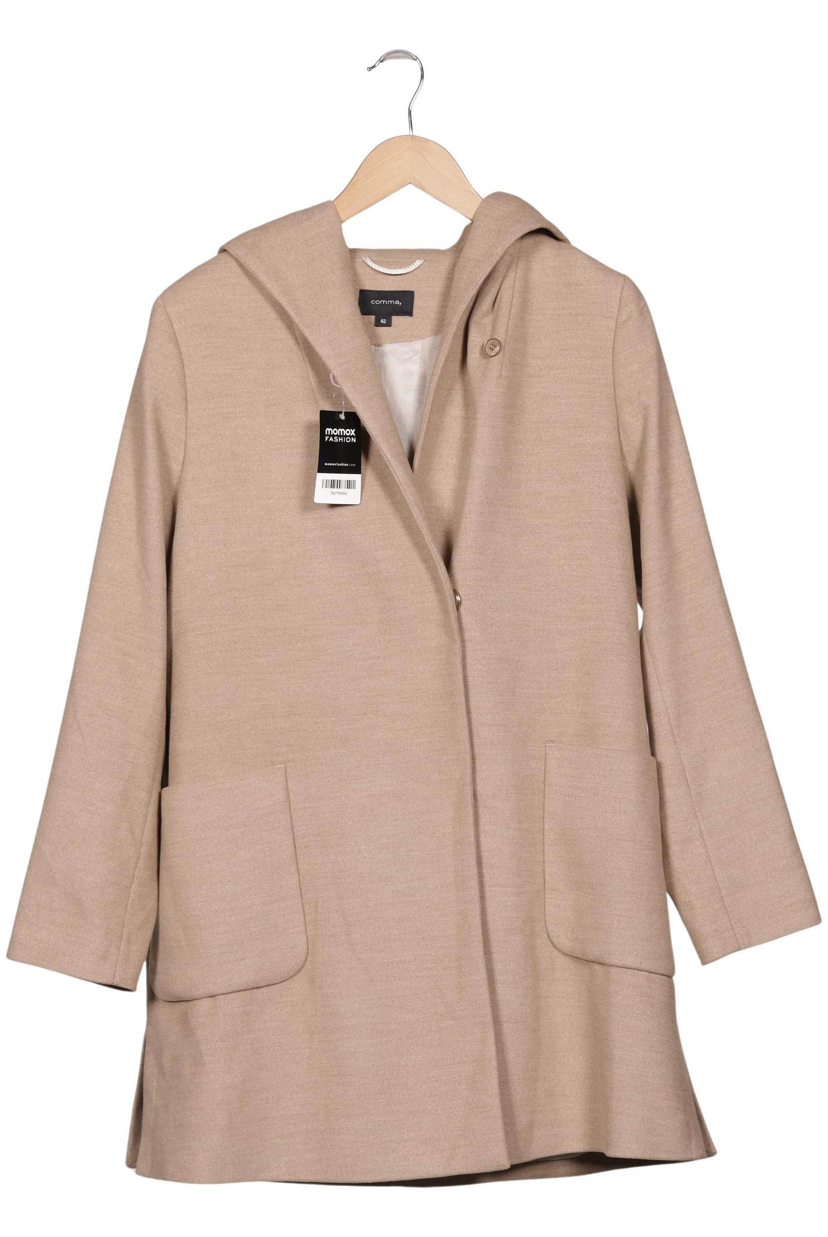 

Comma Damen Mantel, beige, Gr. 42