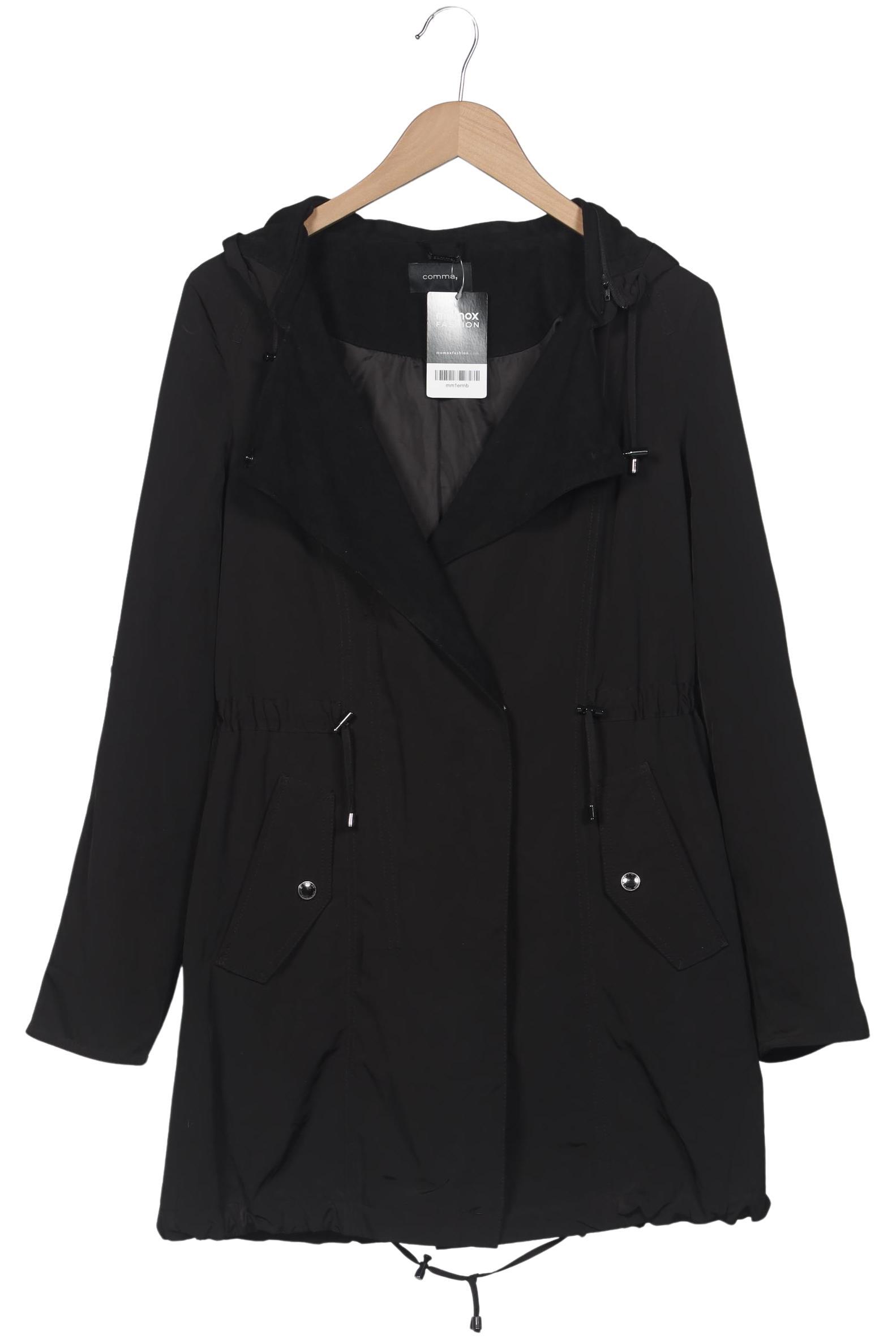 

Comma Damen Mantel, schwarz, Gr. 38