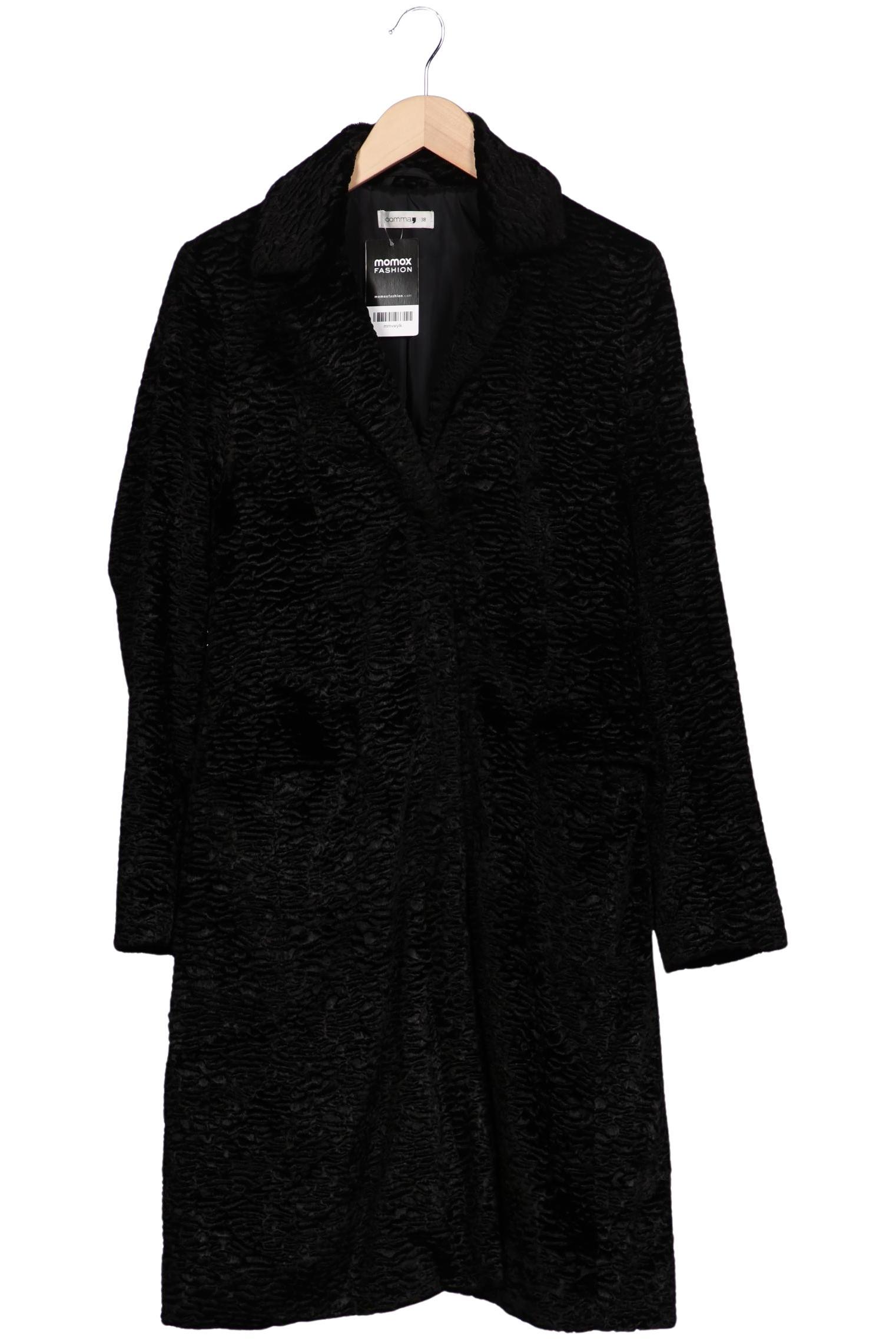 

Comma Damen Mantel, schwarz, Gr. 38