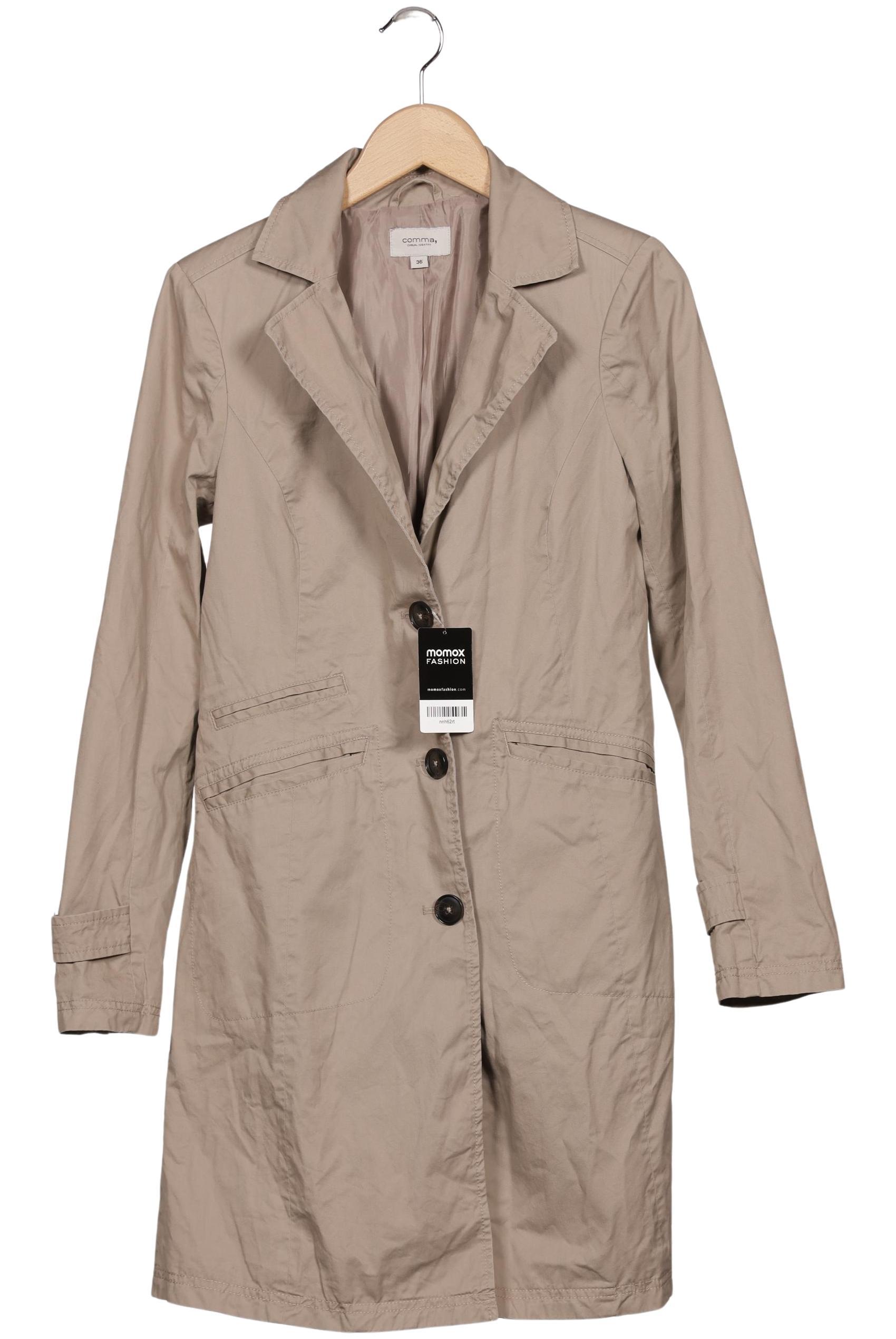 

Comma Damen Mantel, beige, Gr. 36