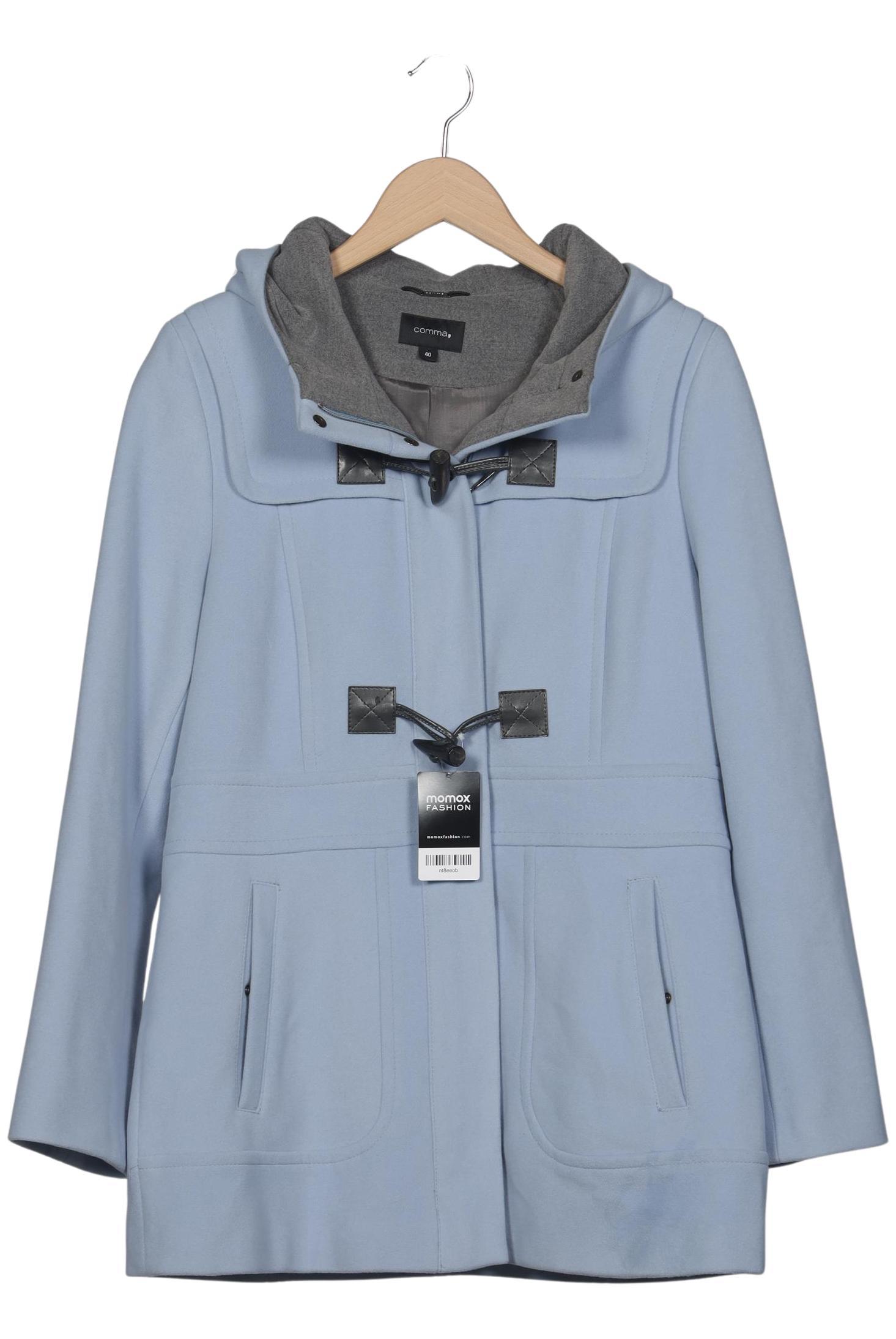 

Comma Damen Mantel, hellblau, Gr. 40