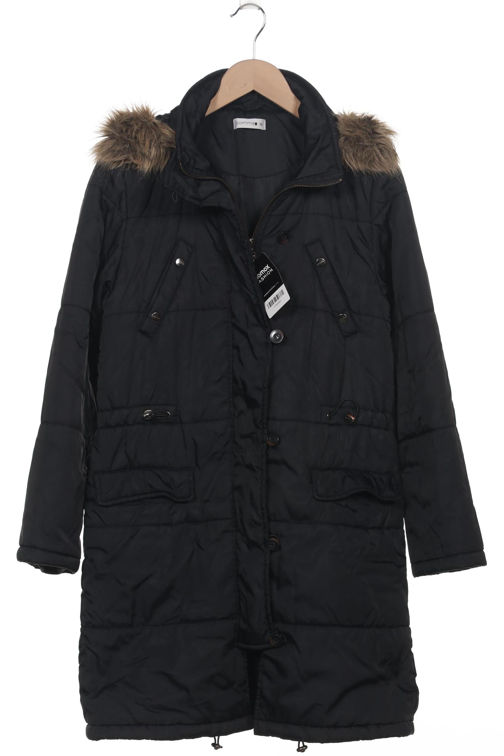 

Comma Damen Mantel, schwarz, Gr. 36