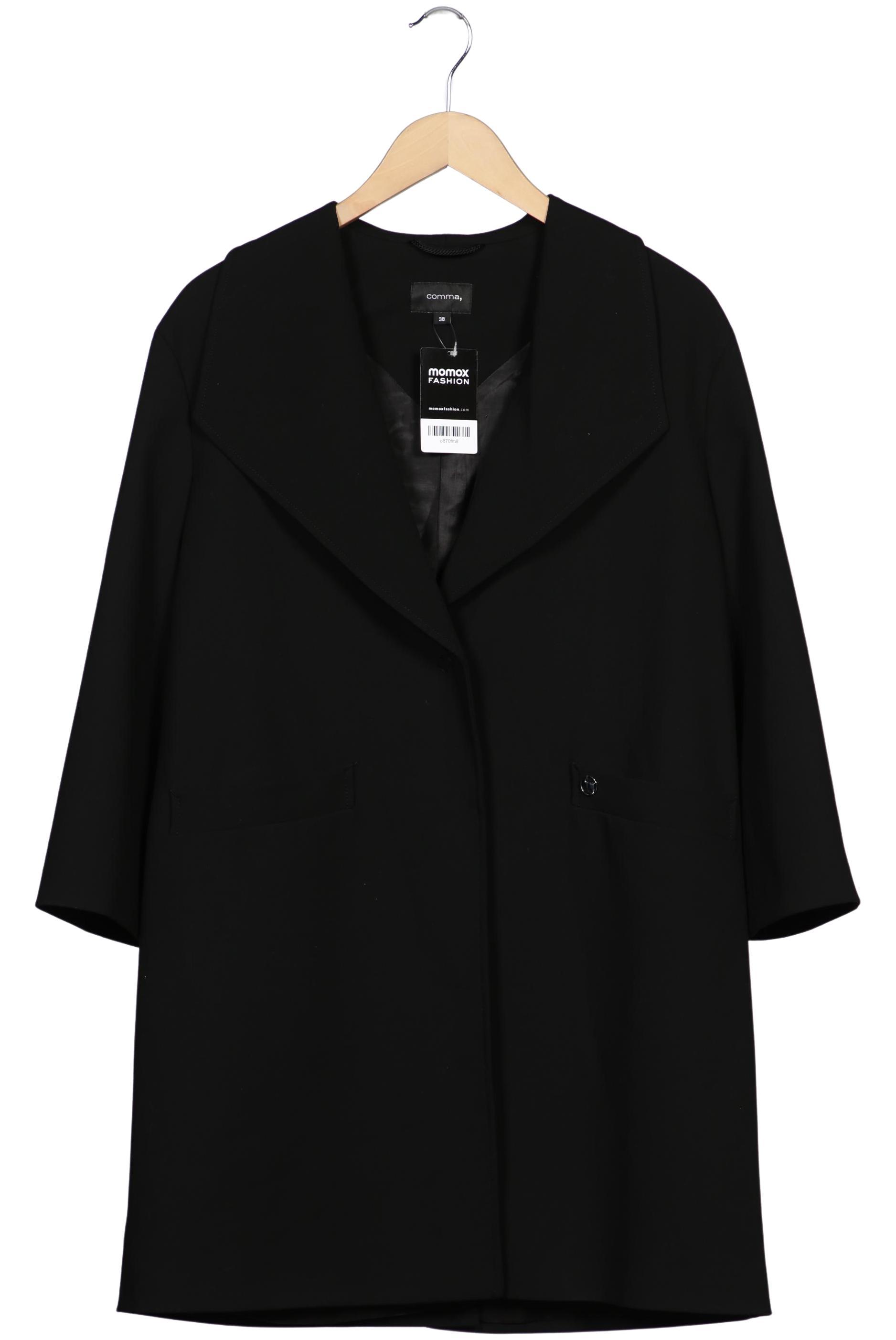 

Comma Damen Mantel, schwarz, Gr. 38