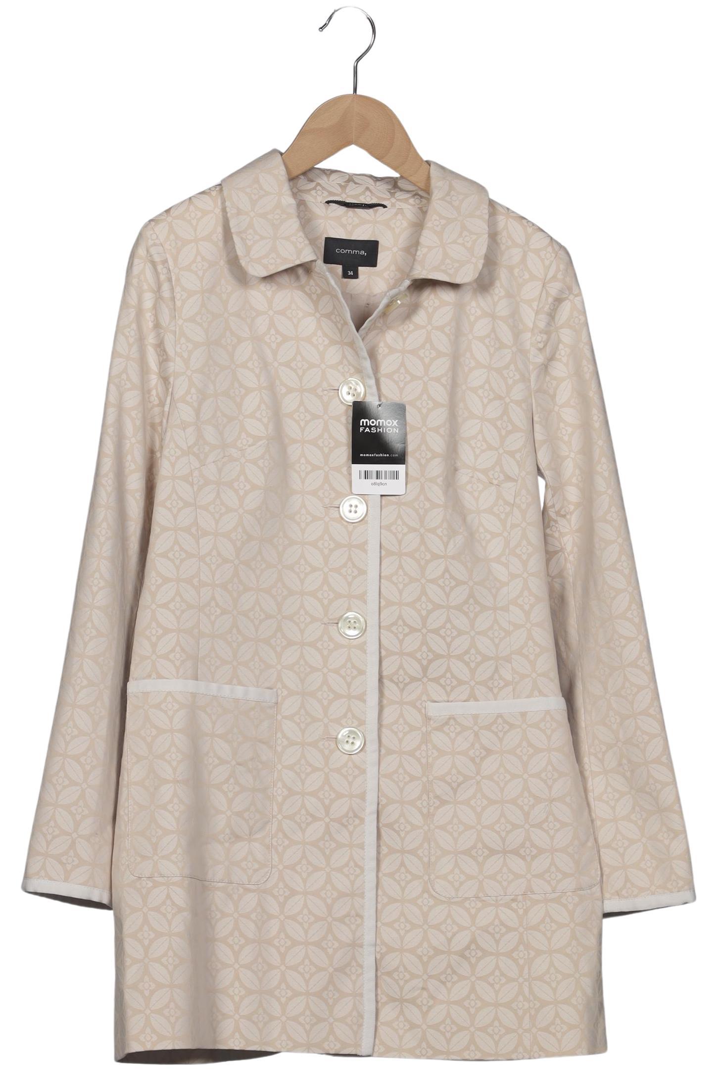 

Comma Damen Mantel, beige, Gr. 34