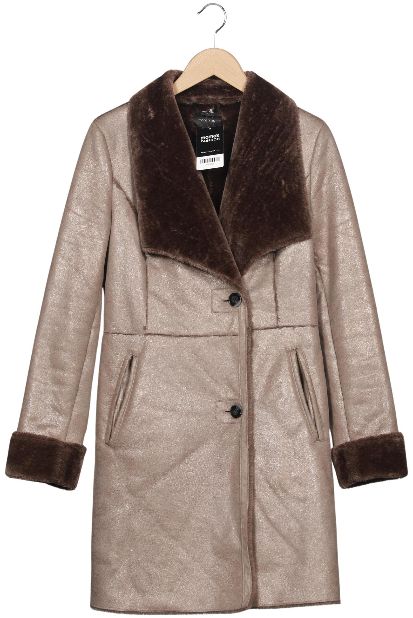 

Comma Damen Mantel, beige, Gr. 36