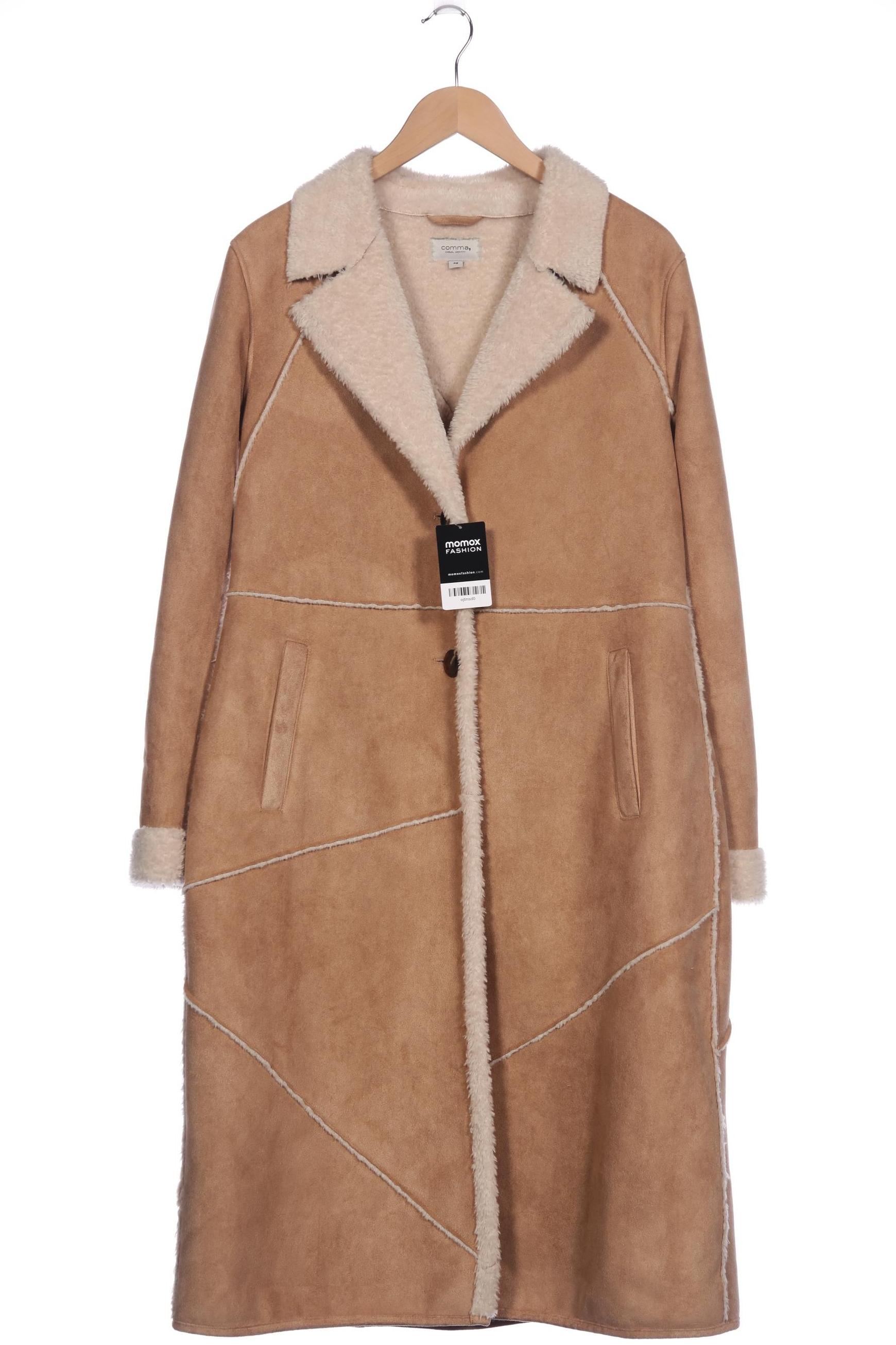 

Comma Damen Mantel, beige, Gr. 42