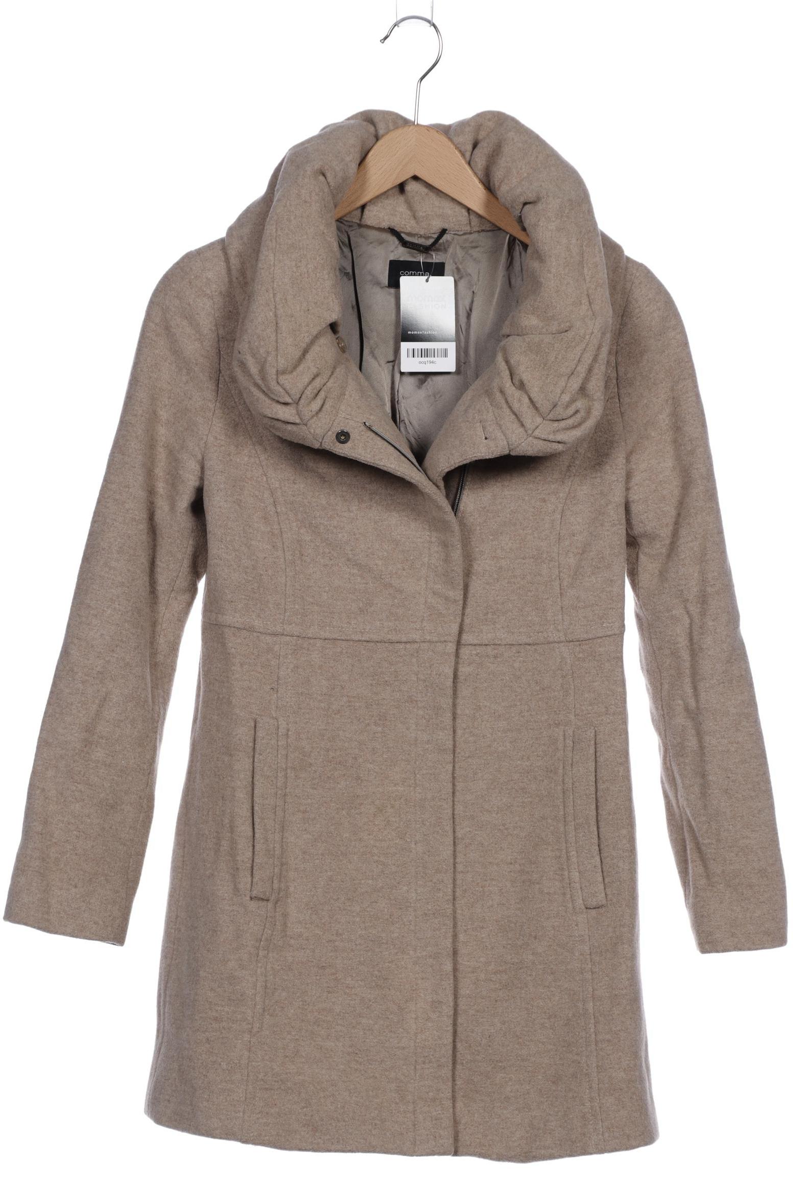 

Comma Damen Mantel, beige, Gr. 36