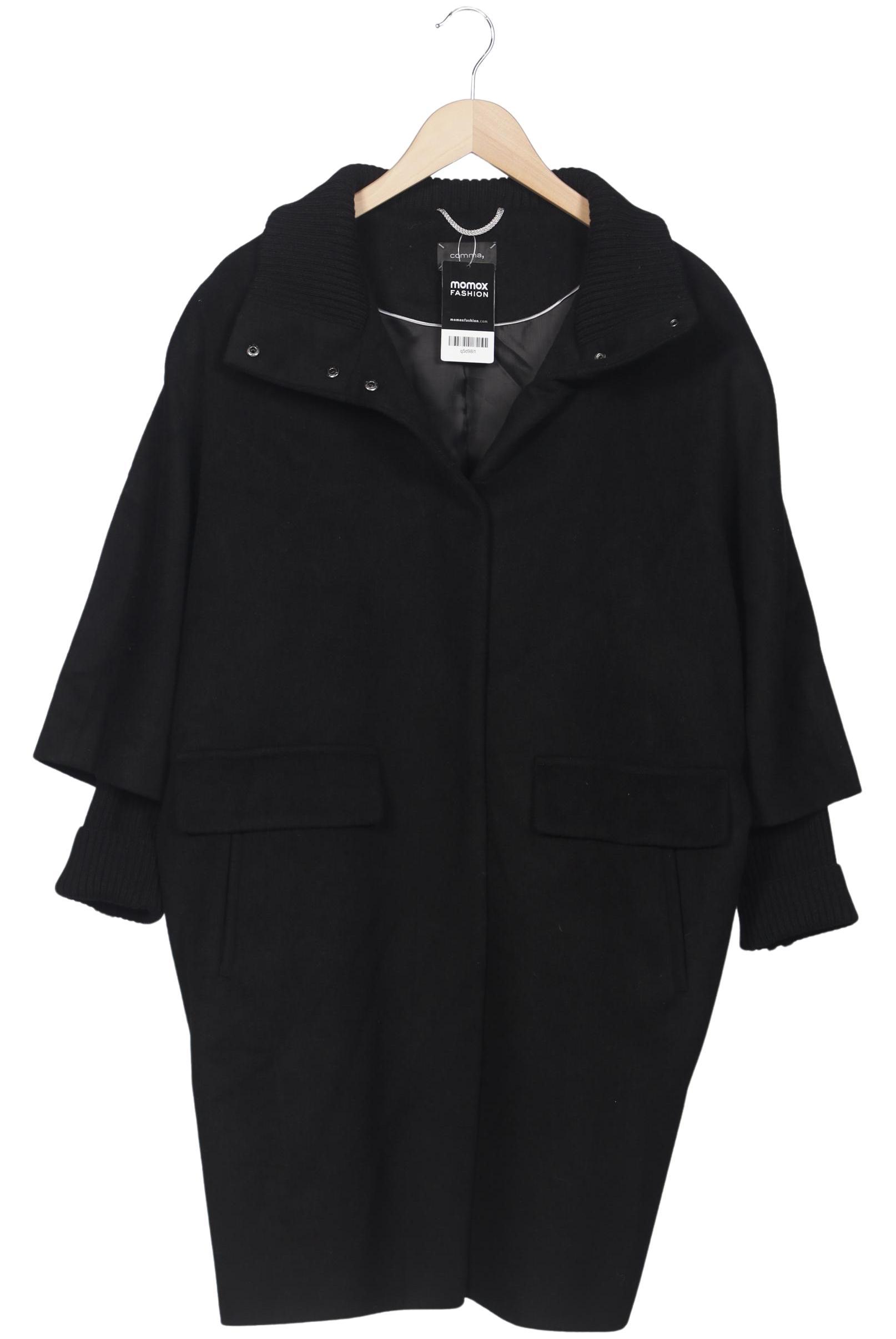 

Comma Damen Mantel, schwarz, Gr. 42