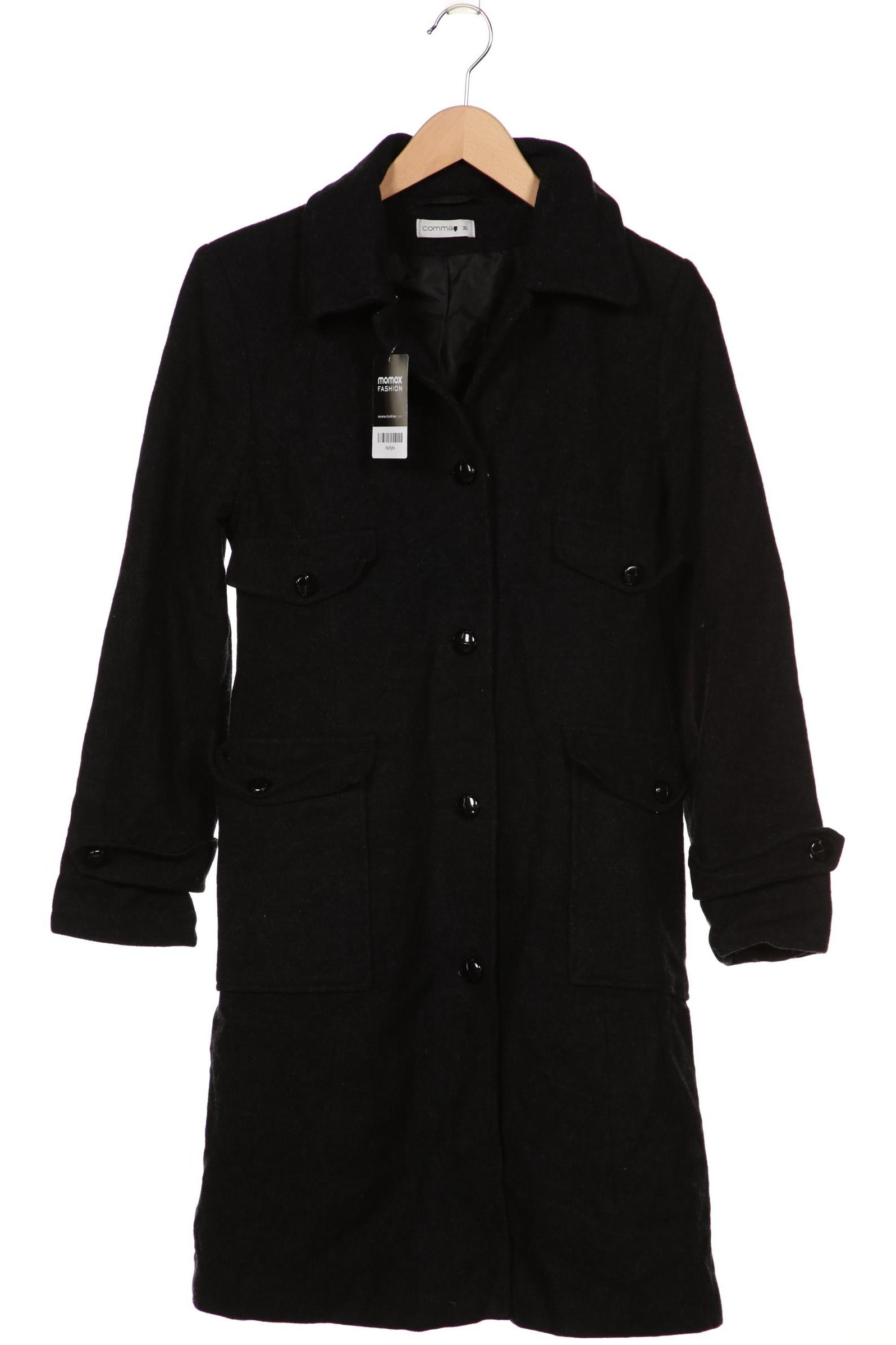 

Comma Damen Mantel, schwarz, Gr. 36