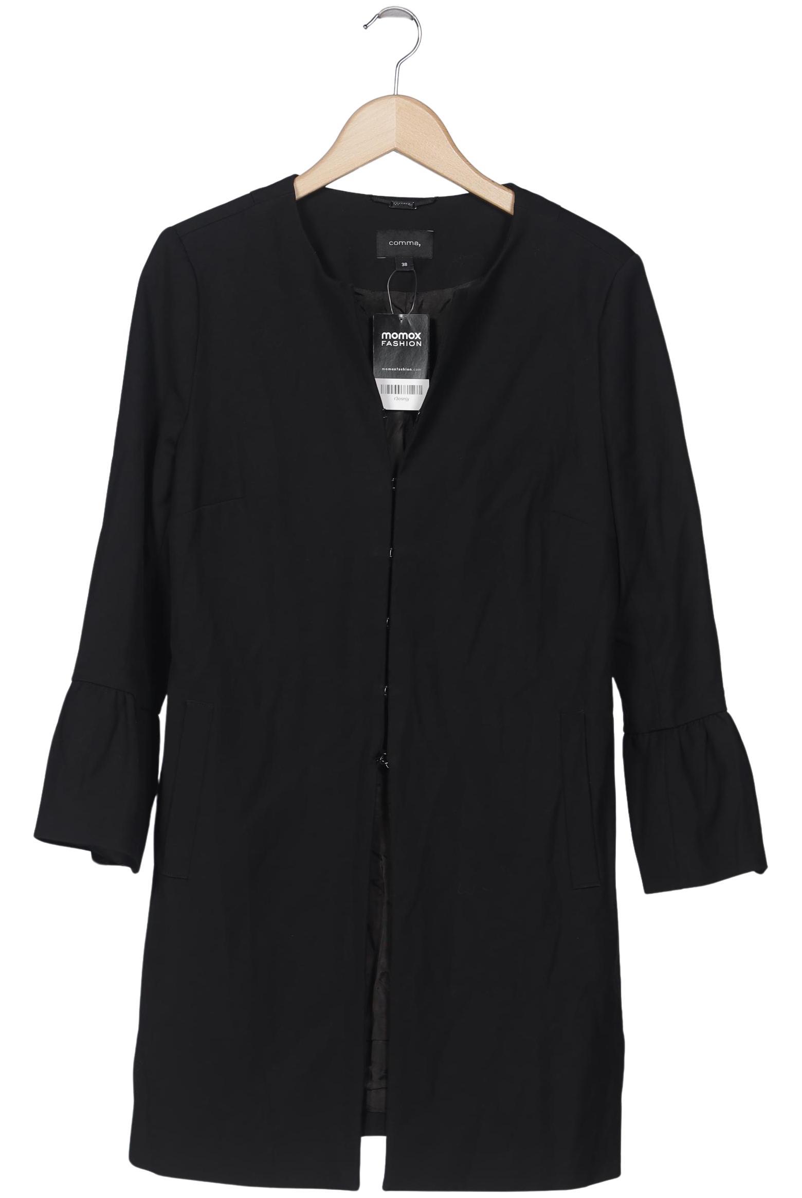 

Comma Damen Mantel, schwarz, Gr. 38