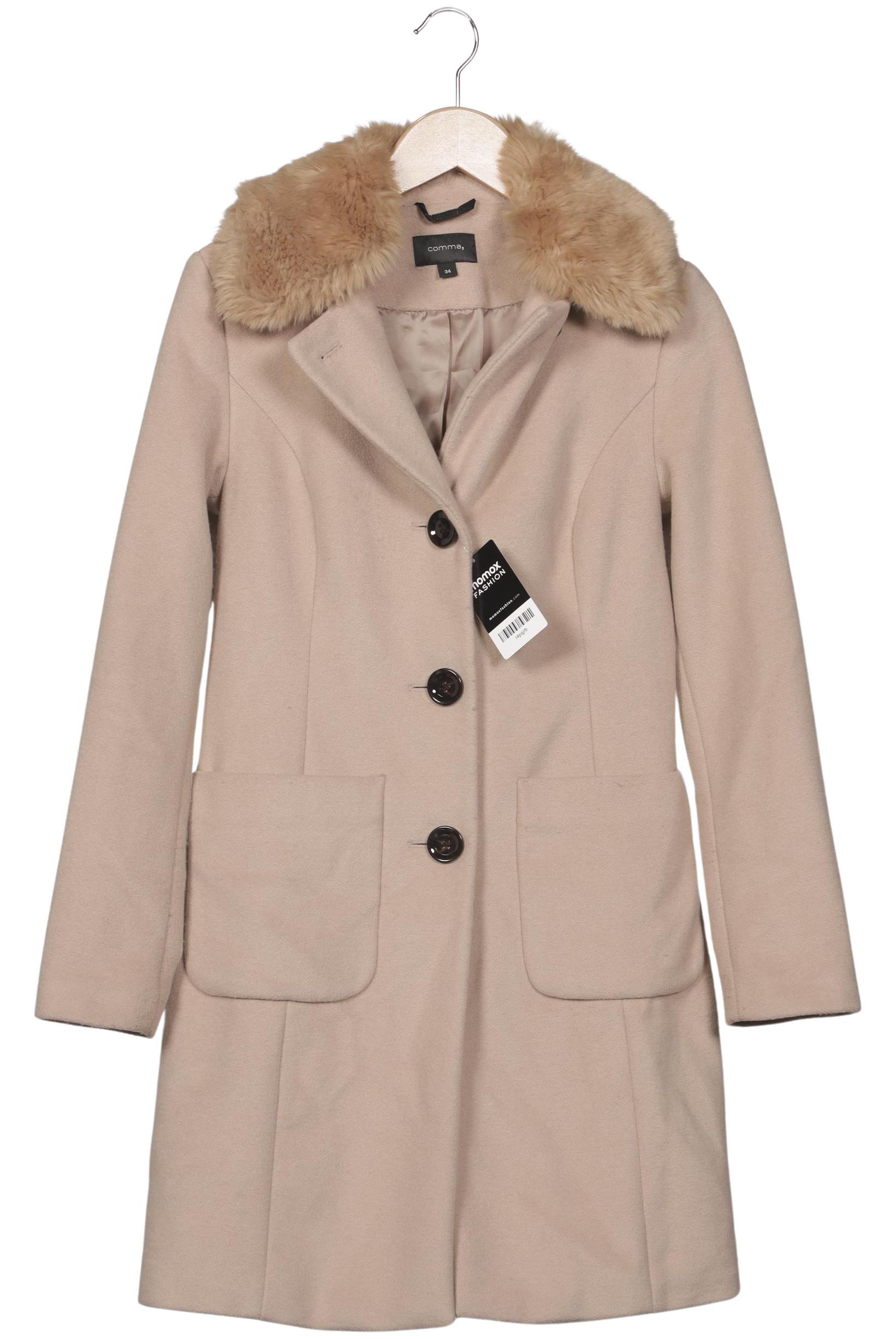 

Comma Damen Mantel, beige, Gr. 36