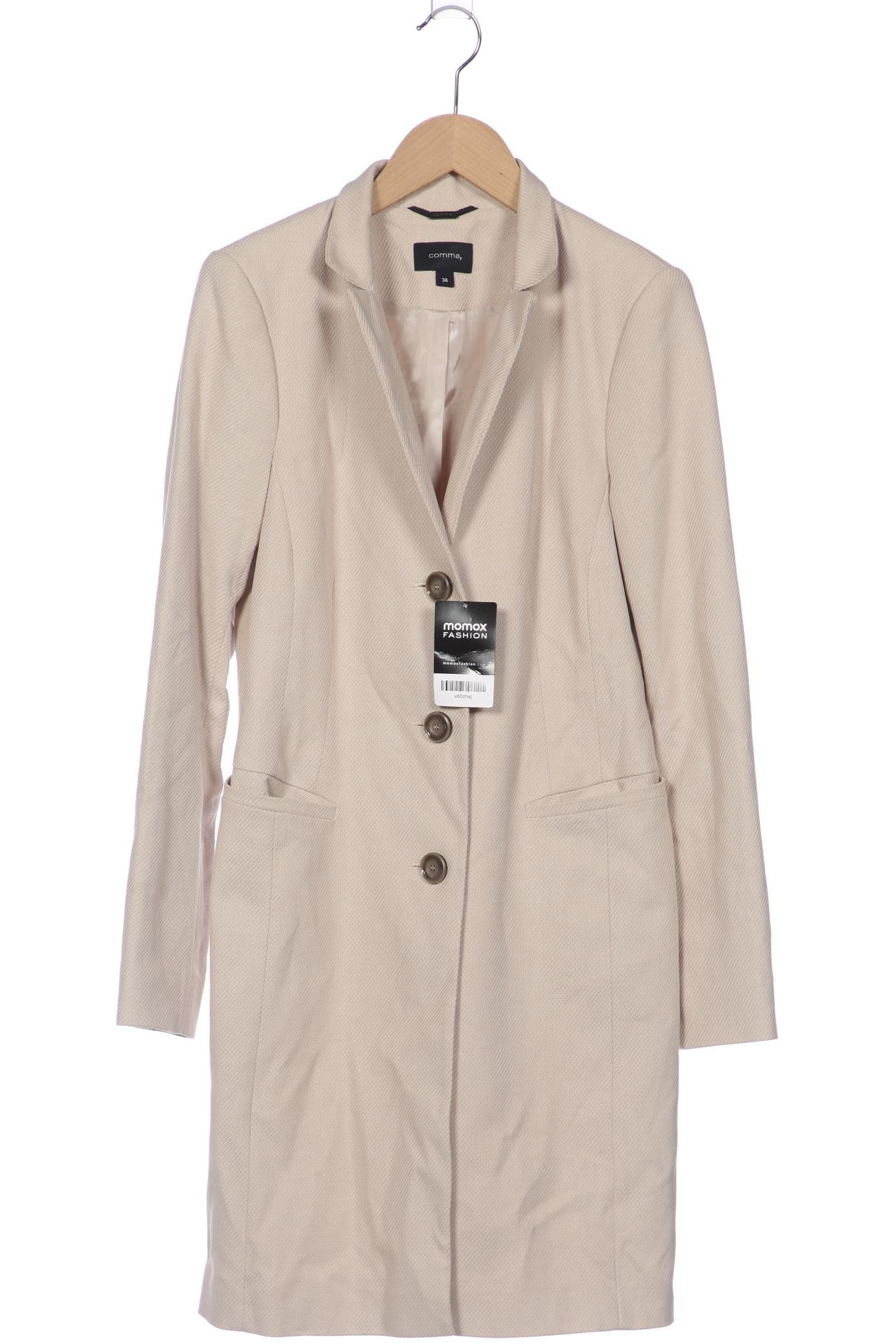 

Comma Damen Mantel, beige, Gr. 34