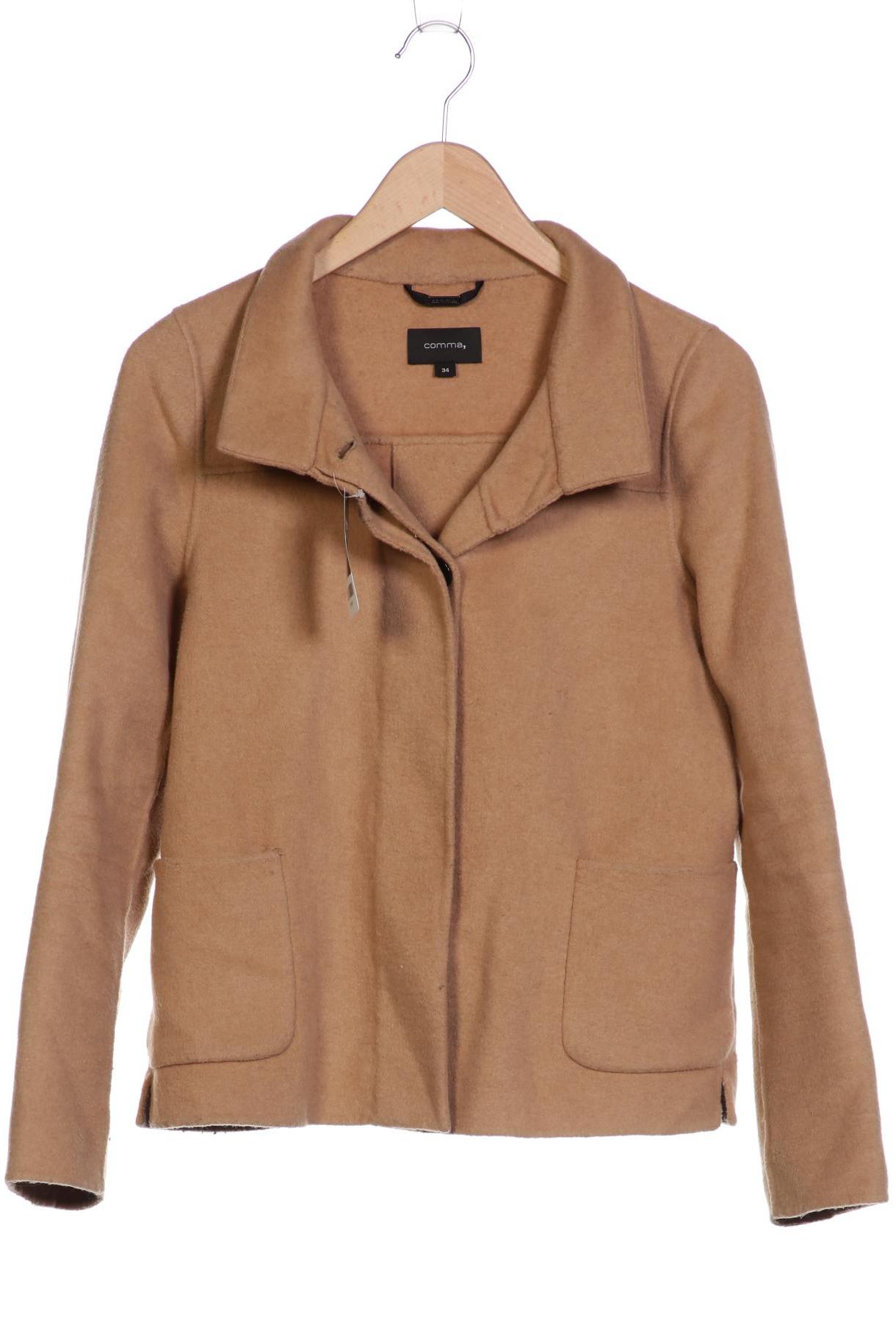 

Comma Damen Mantel, beige, Gr. 34