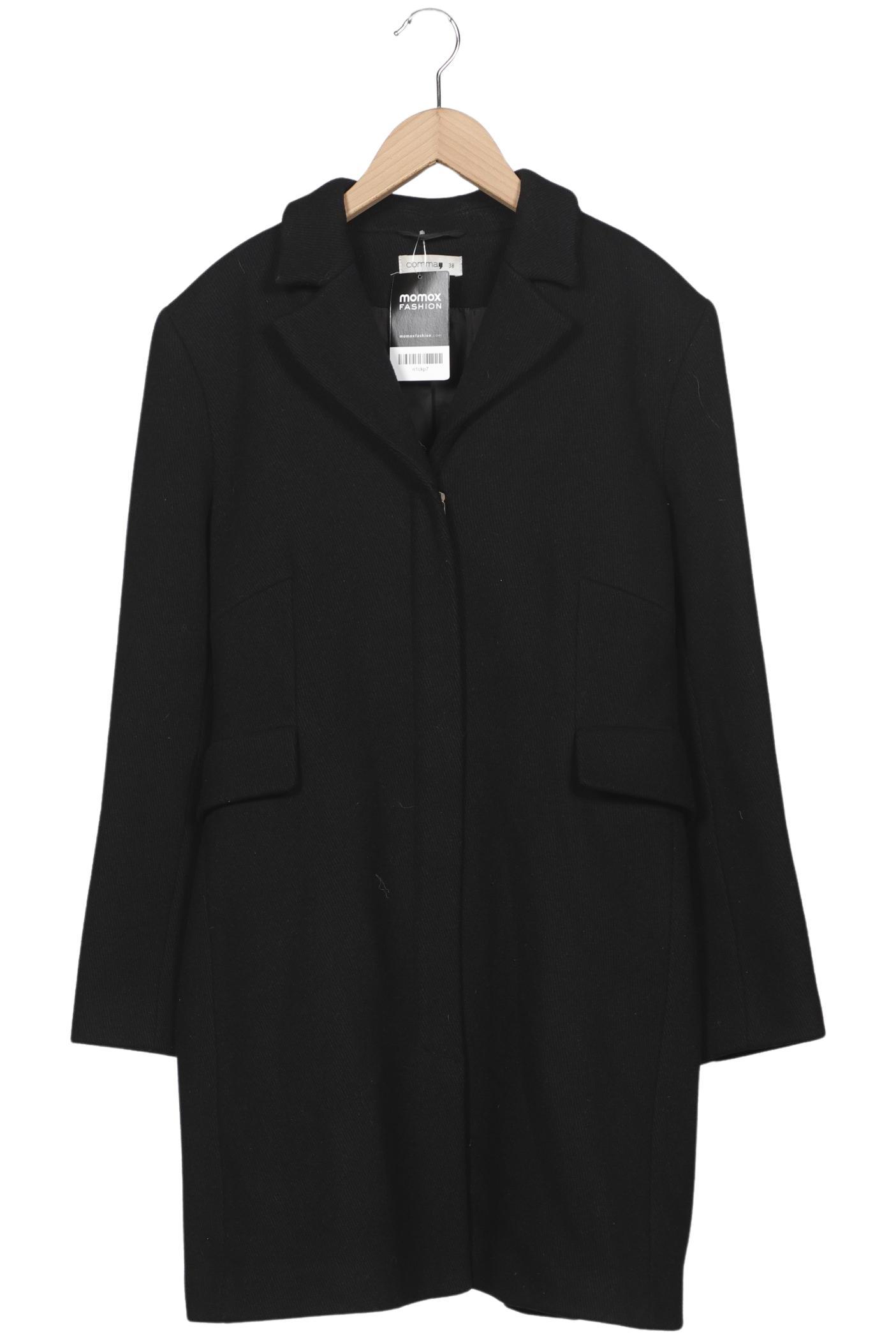 

Comma Damen Mantel, schwarz, Gr. 38