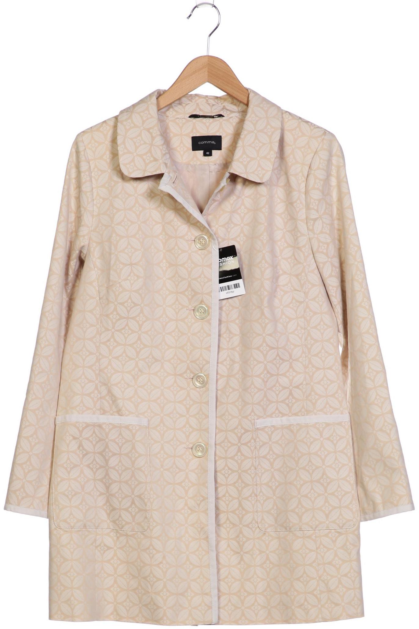

Comma Damen Mantel, beige, Gr. 42