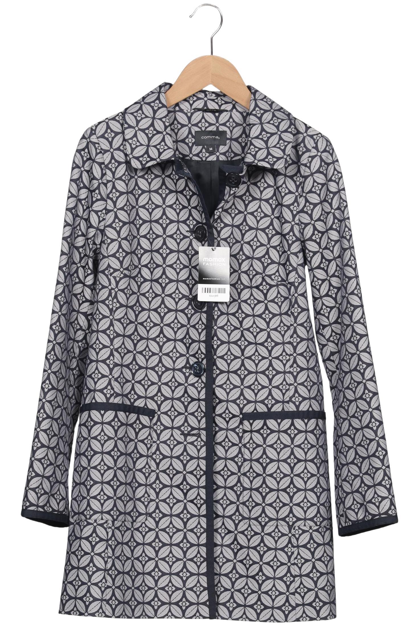 

Comma Damen Mantel, mehrfarbig, Gr. 34