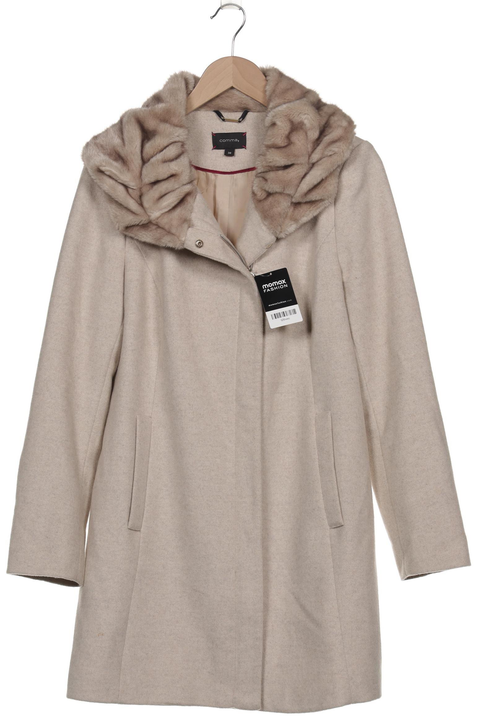 

Comma Damen Mantel, beige, Gr. 38