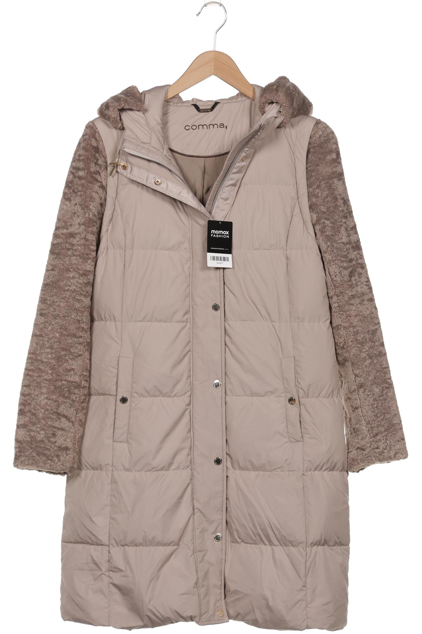 

Comma Damen Mantel, beige, Gr. 36