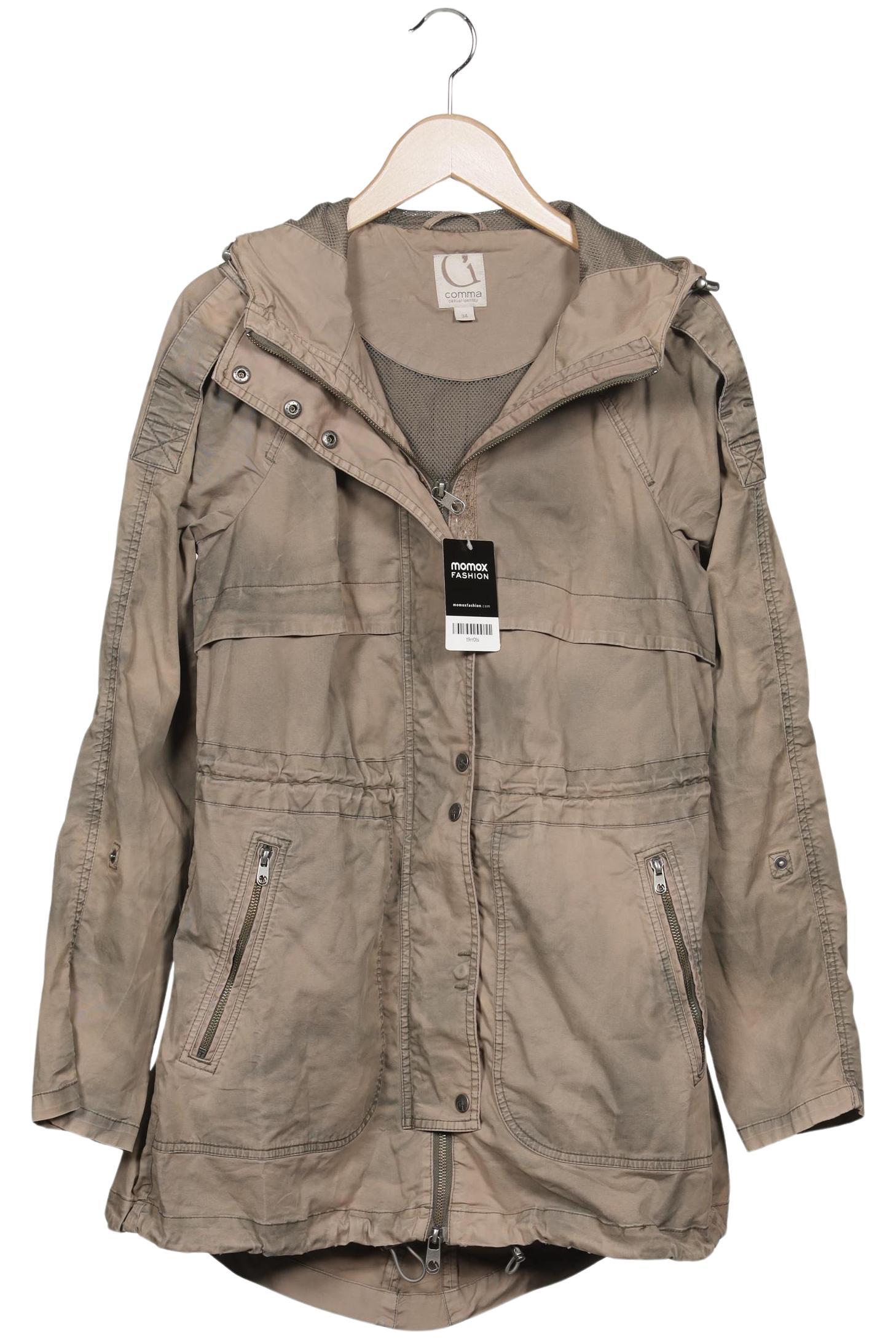 

Comma Damen Mantel, beige, Gr. 34