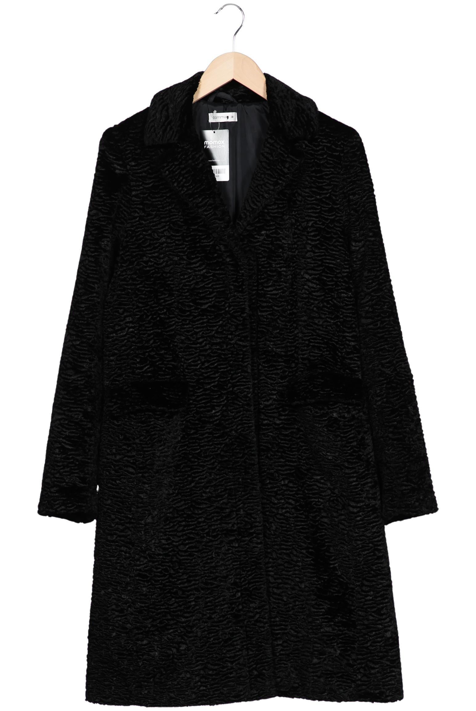 

Comma Damen Mantel, schwarz, Gr. 38
