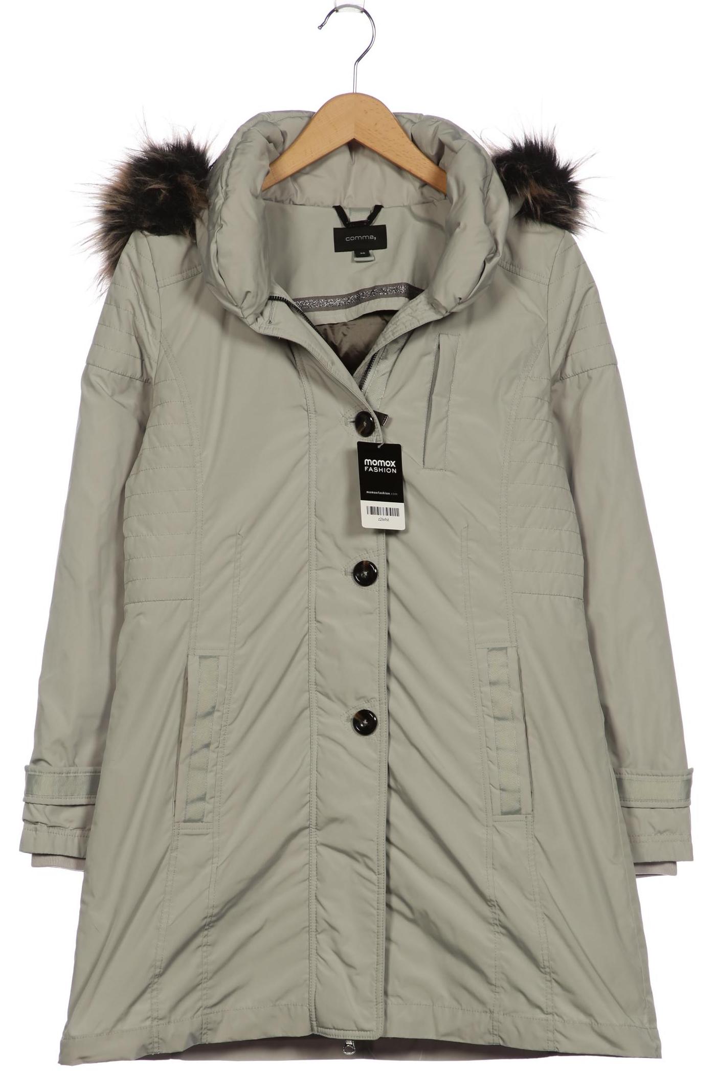 

Comma Damen Mantel, hellgrün, Gr. 36