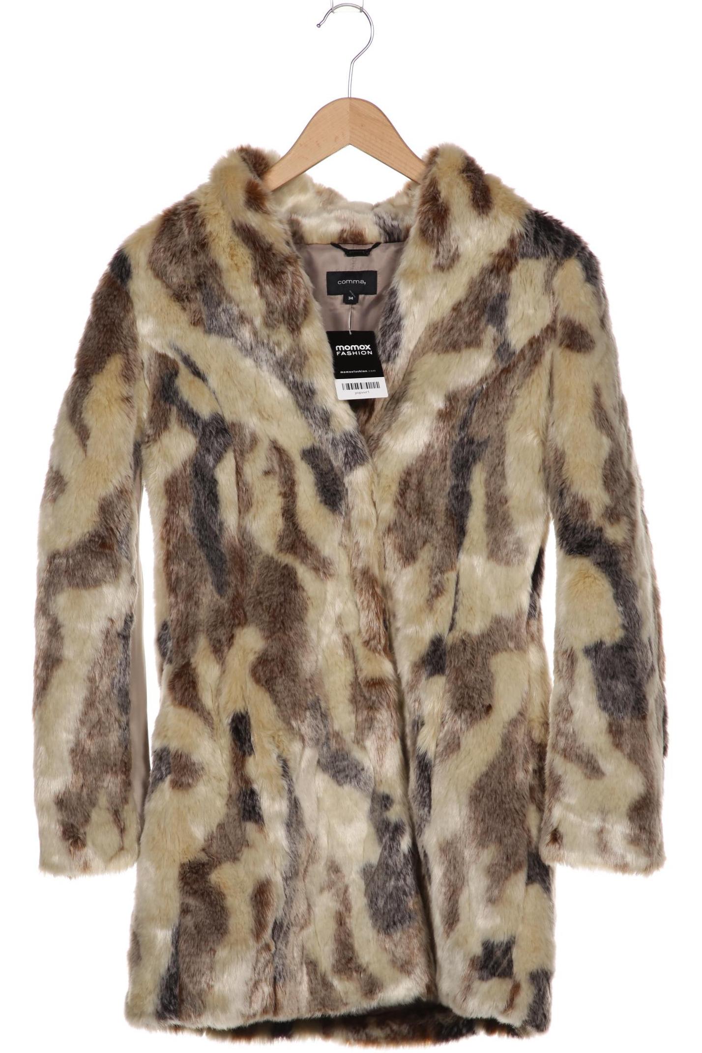 

Comma Damen Mantel, beige, Gr. 34