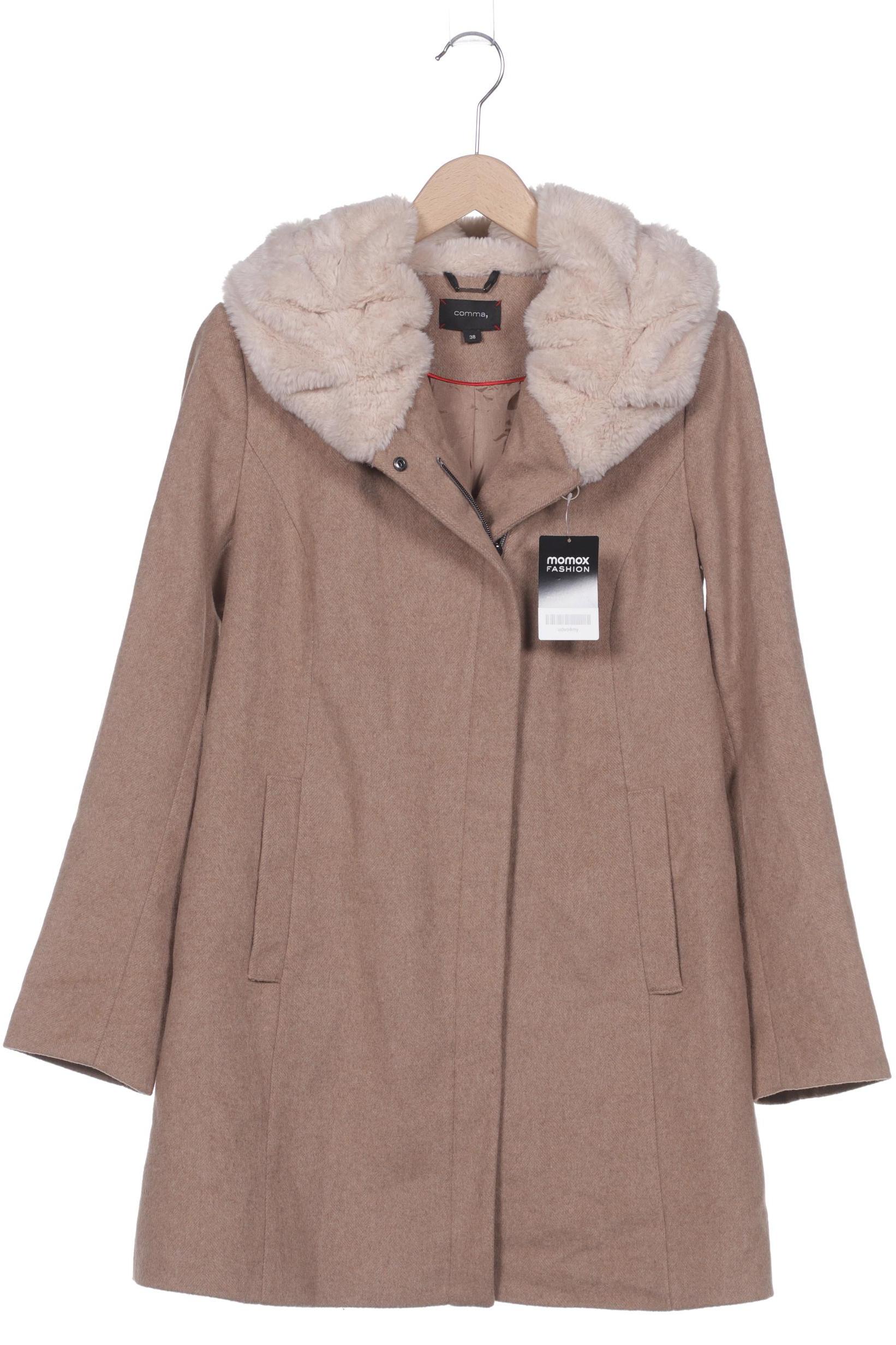 

Comma Damen Mantel, beige, Gr. 38