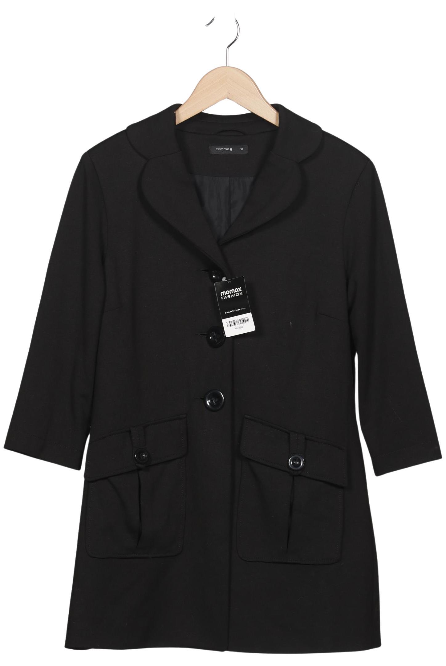 

Comma Damen Mantel, schwarz, Gr. 38