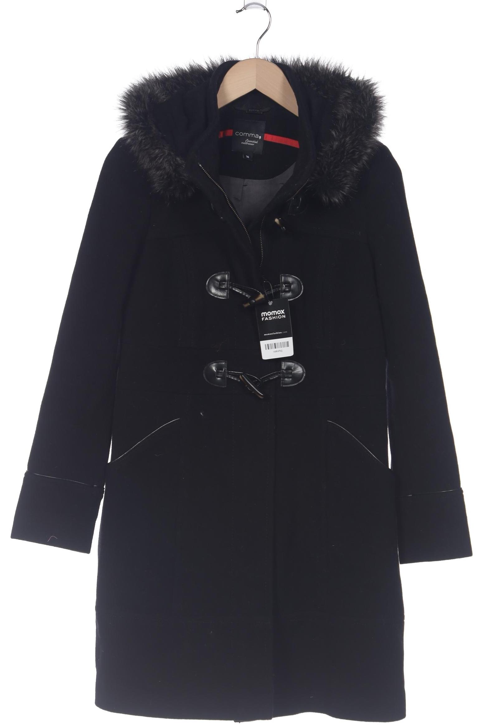 

Comma Damen Mantel, schwarz, Gr. 36